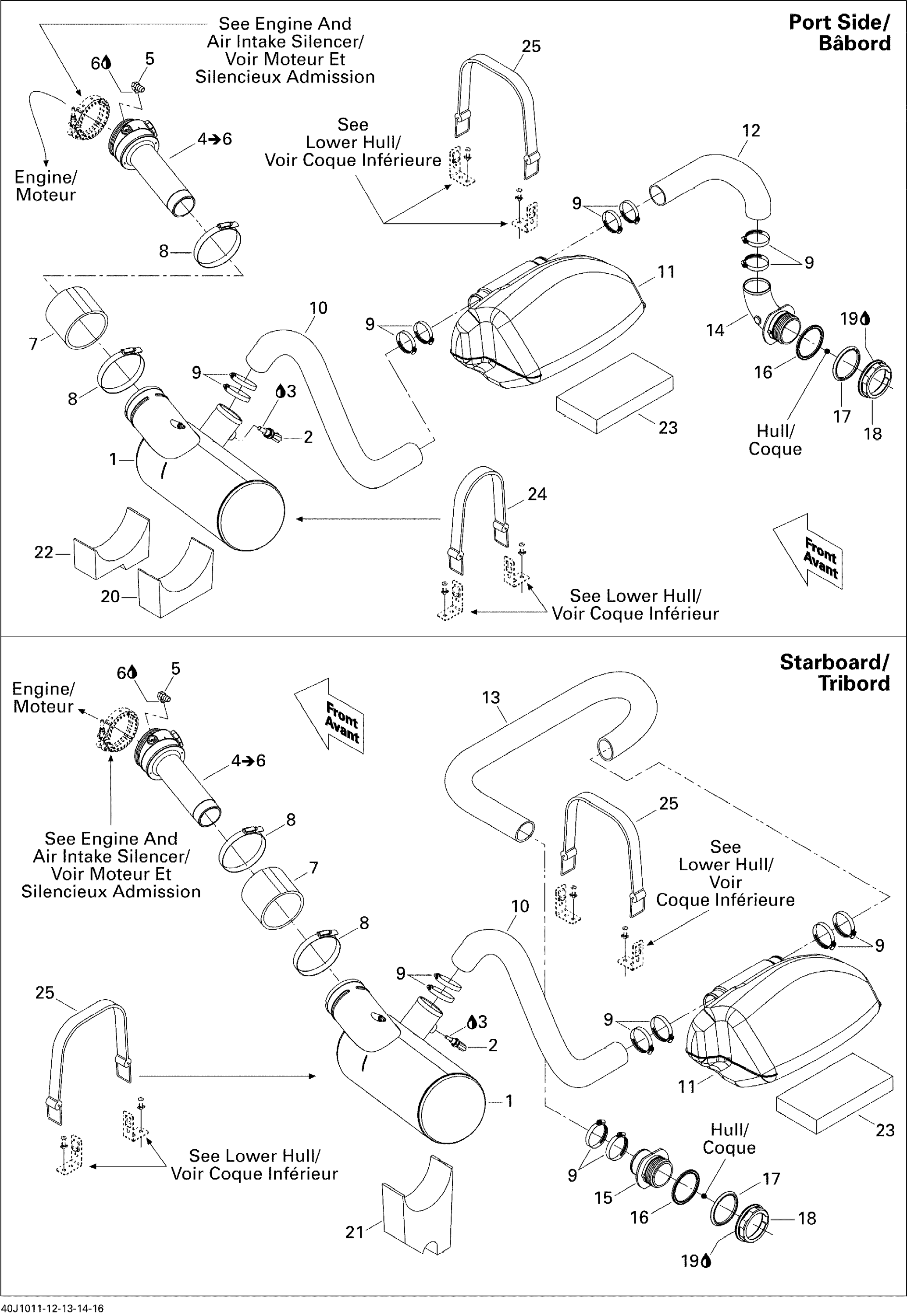 Схема узла: Exhaust System