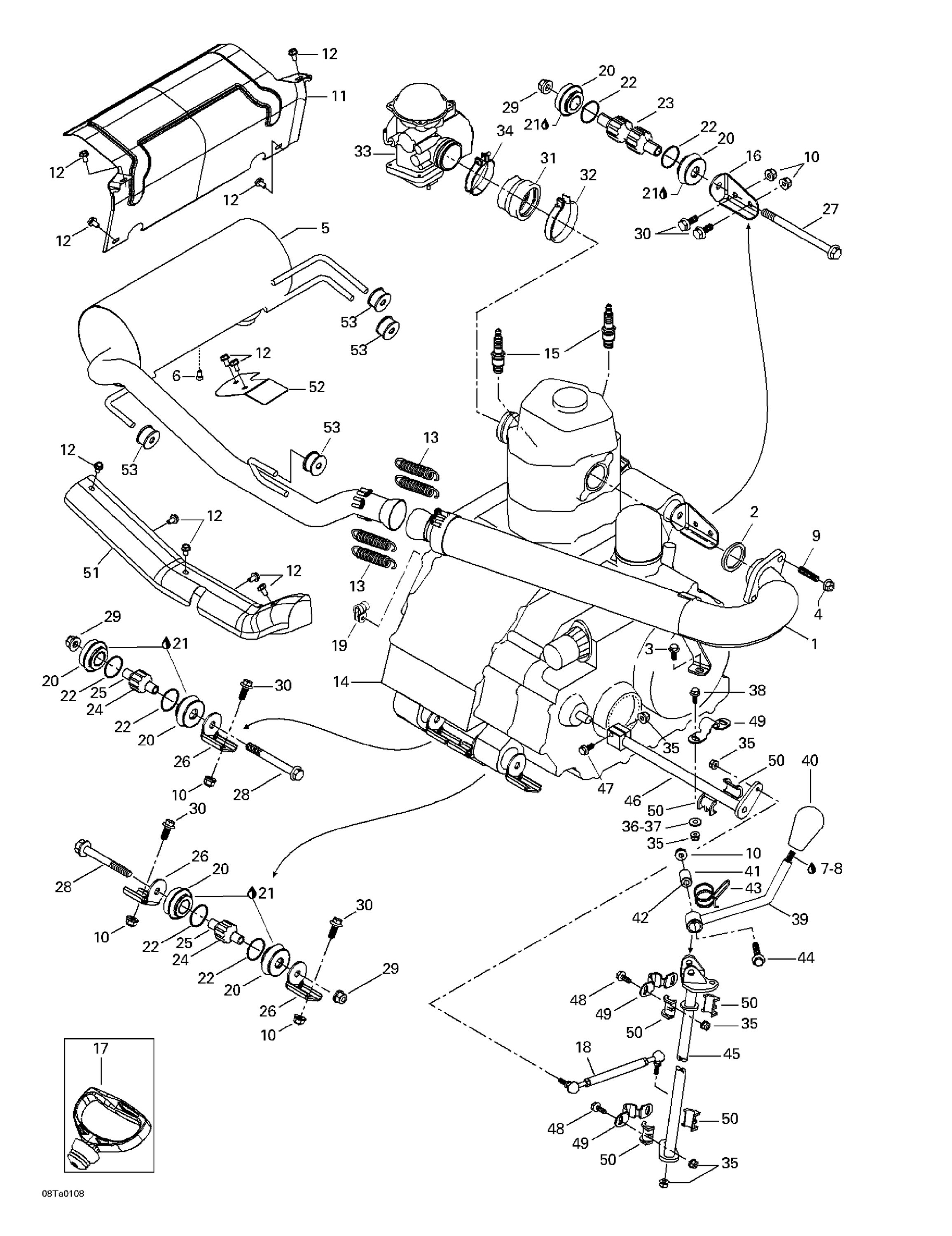 Схема узла: Exhaust System