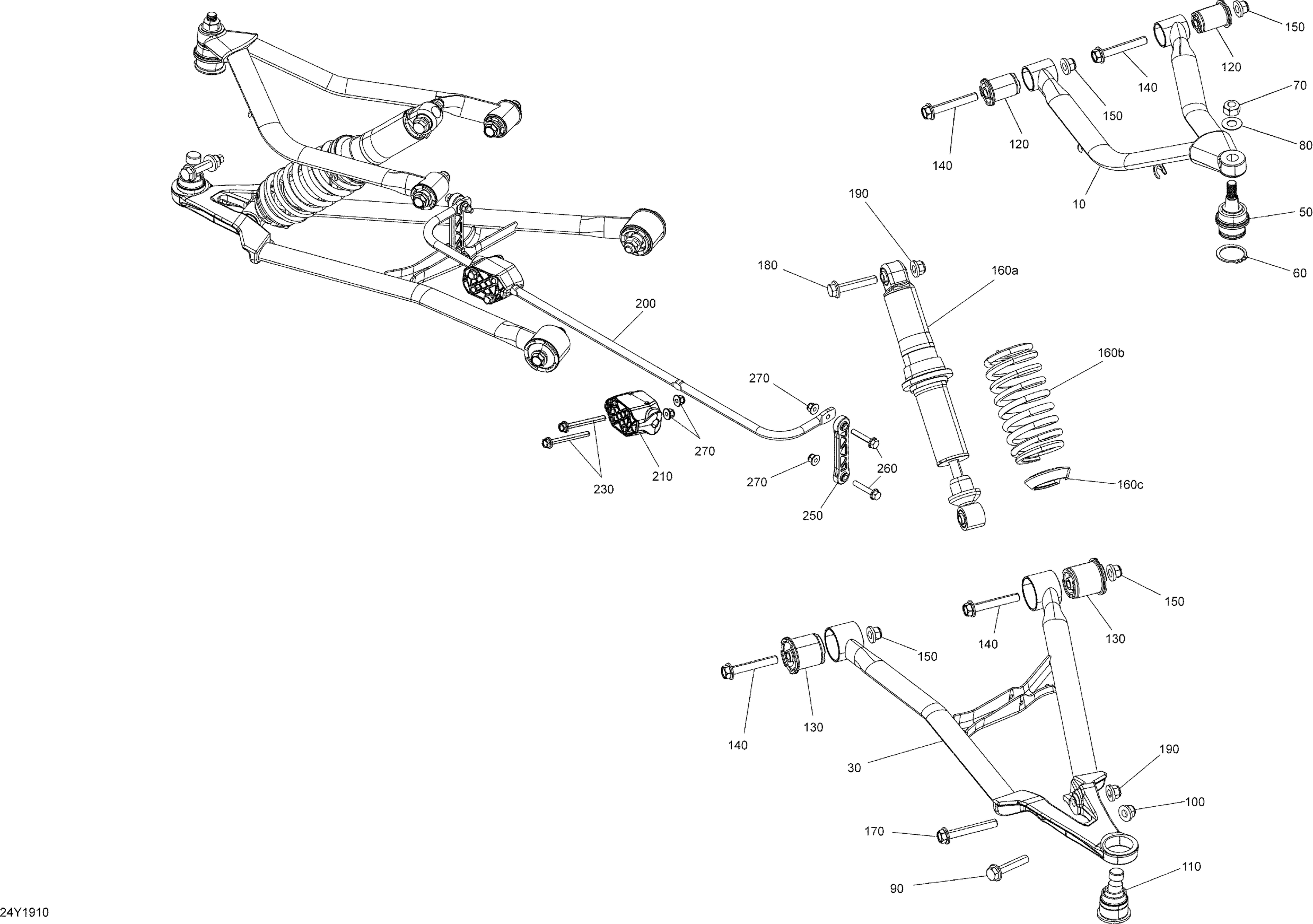 Suspension - Front - A-Arms / Shocks