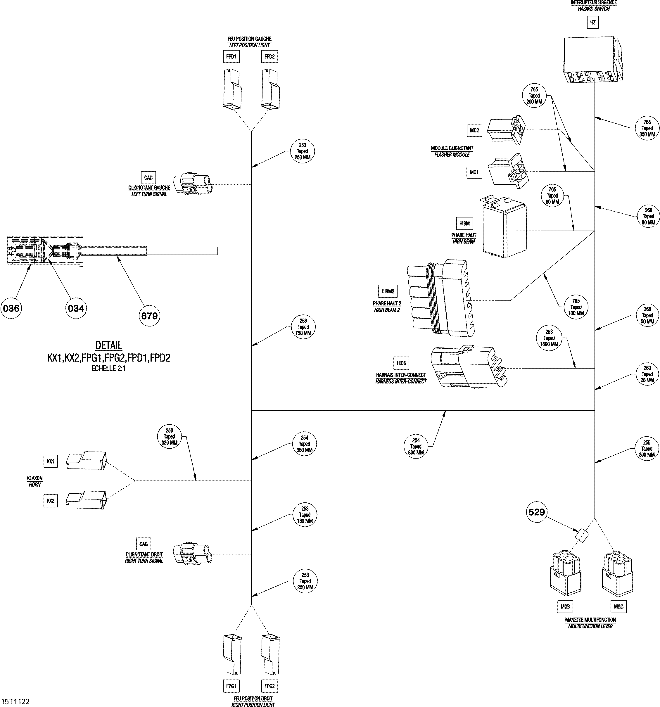 Electrical Harness, Front Section