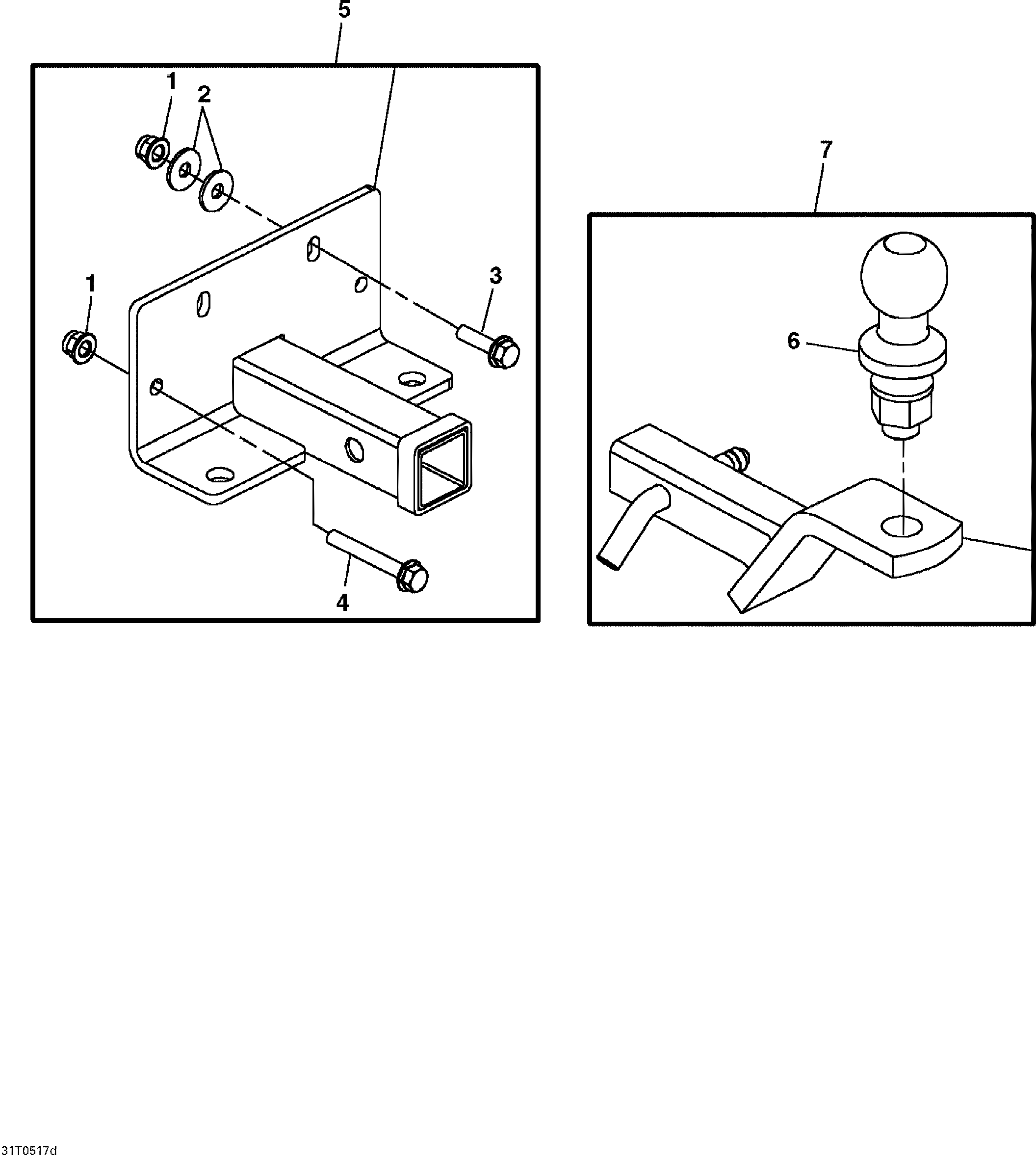 Optional Rear Hitch, Receiver Type