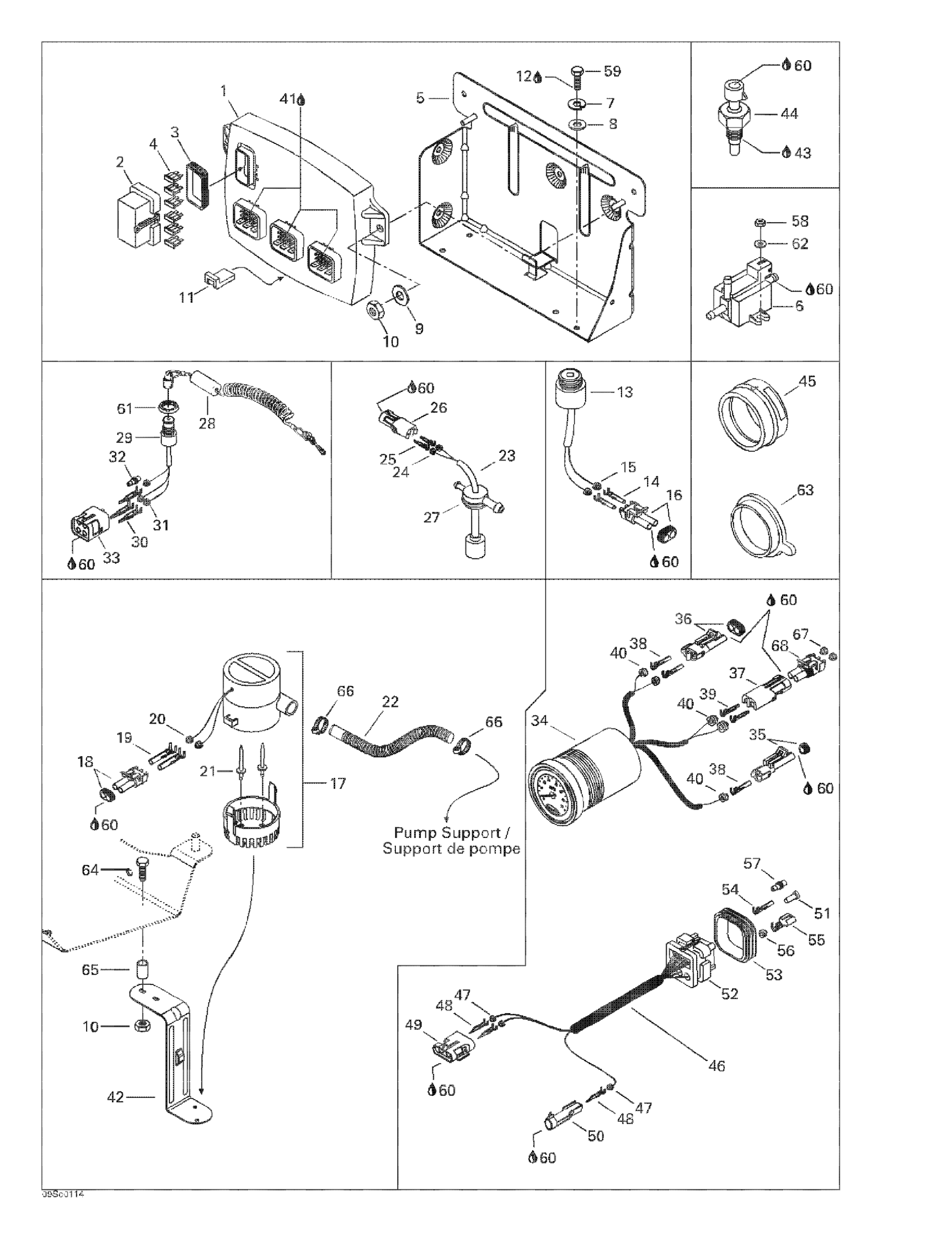 Схема узла: Electronic Module And Electrical Accessories