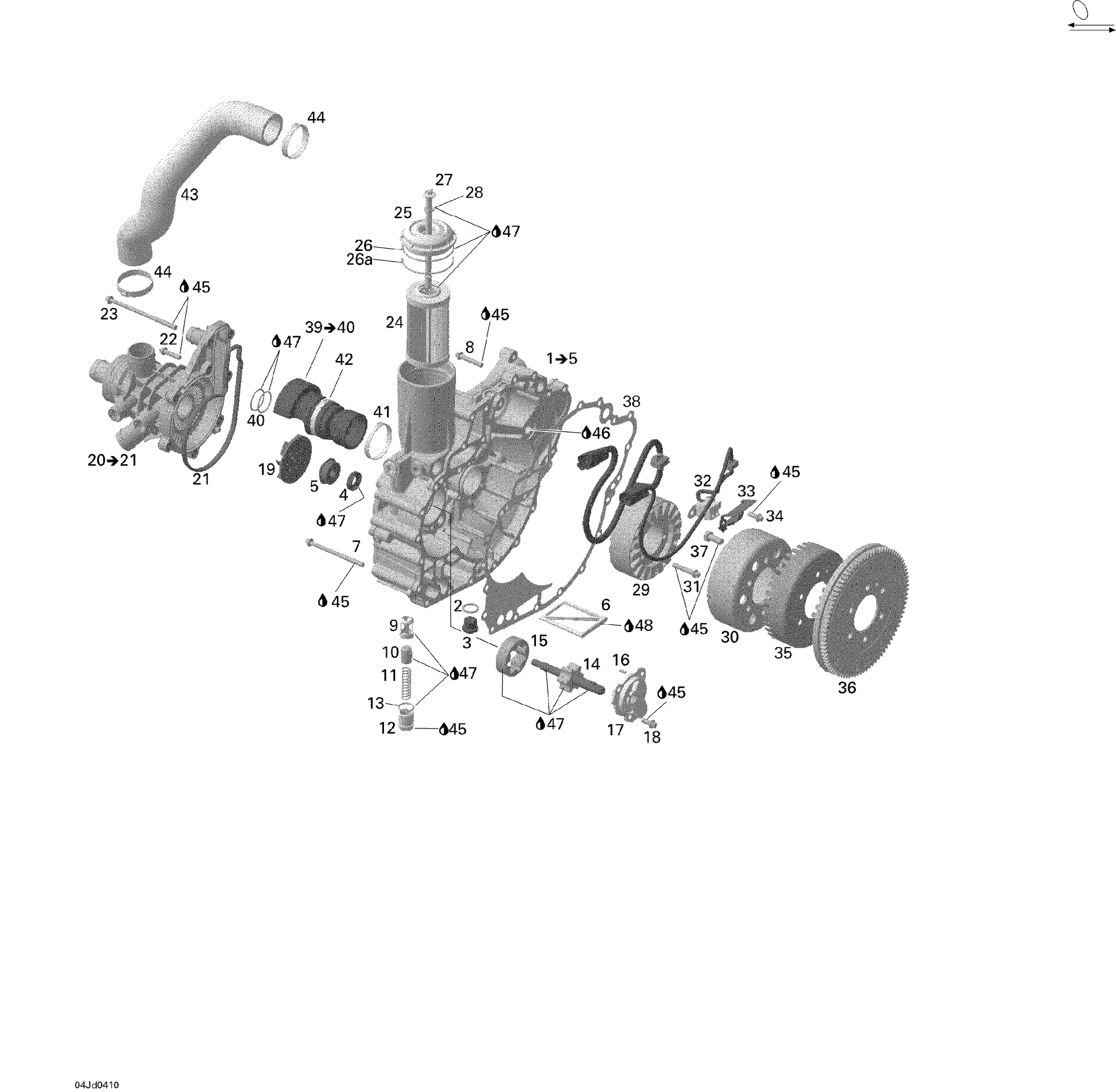 PTO Cover And Magneto