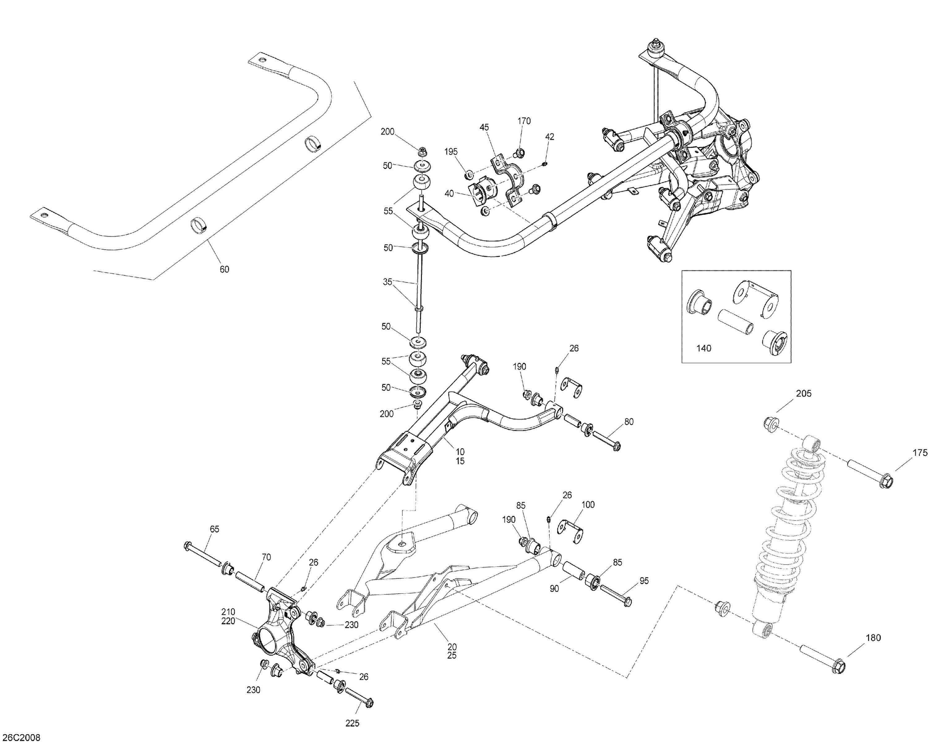 Suspension, Rear - XT
