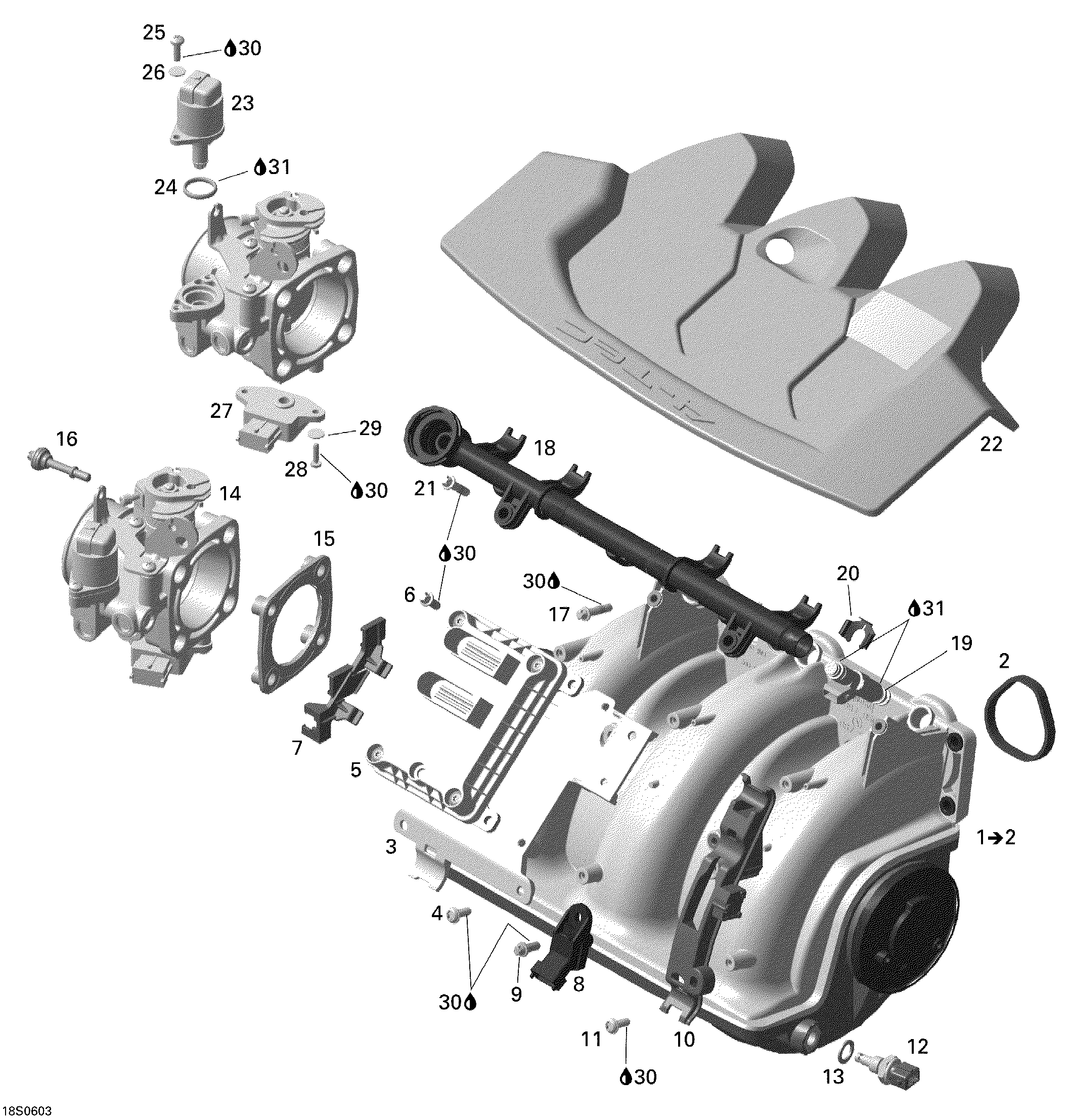 Схема узла: Air Intake Manifold