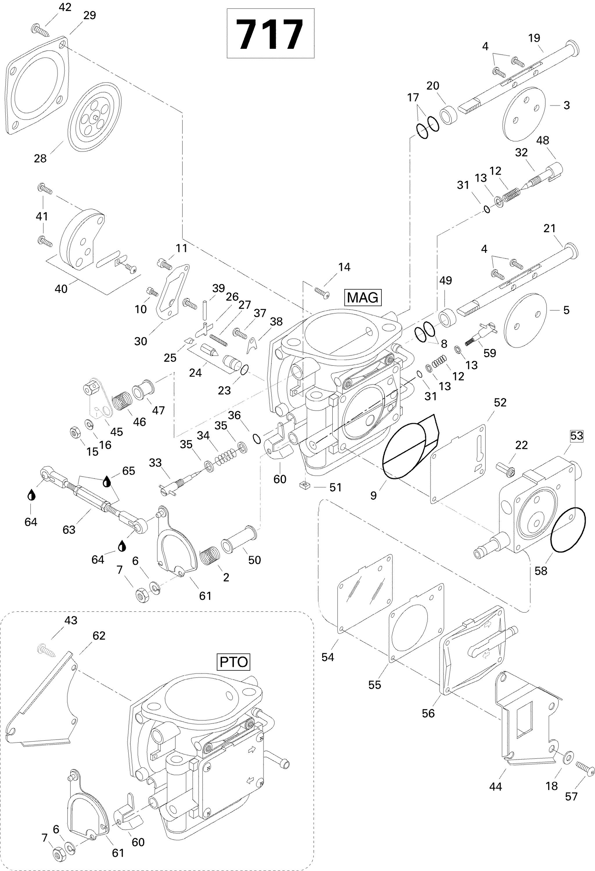 Схема узла: Carburetor MAG