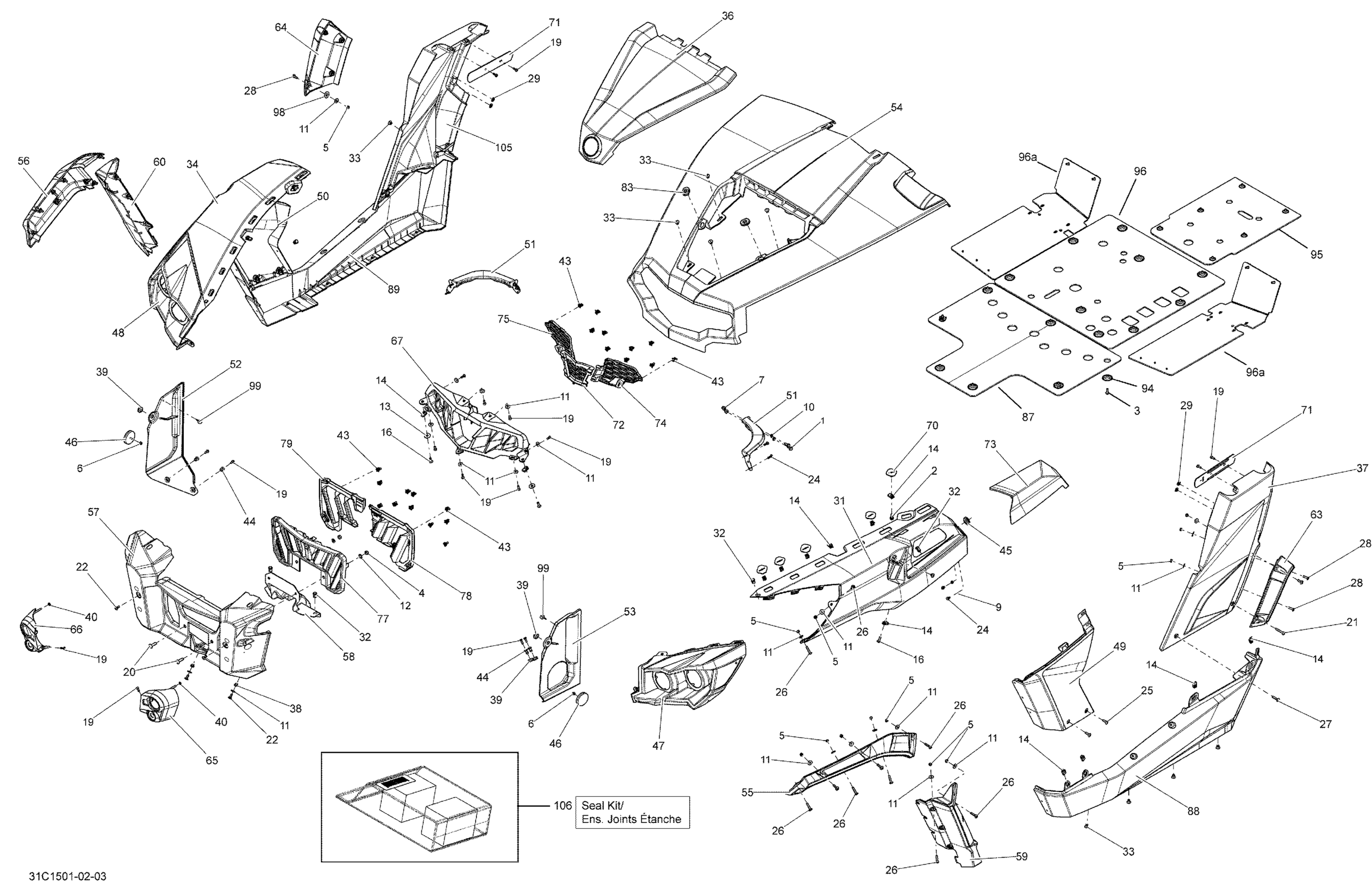 Схема узла: Body And Accessories _31C1502