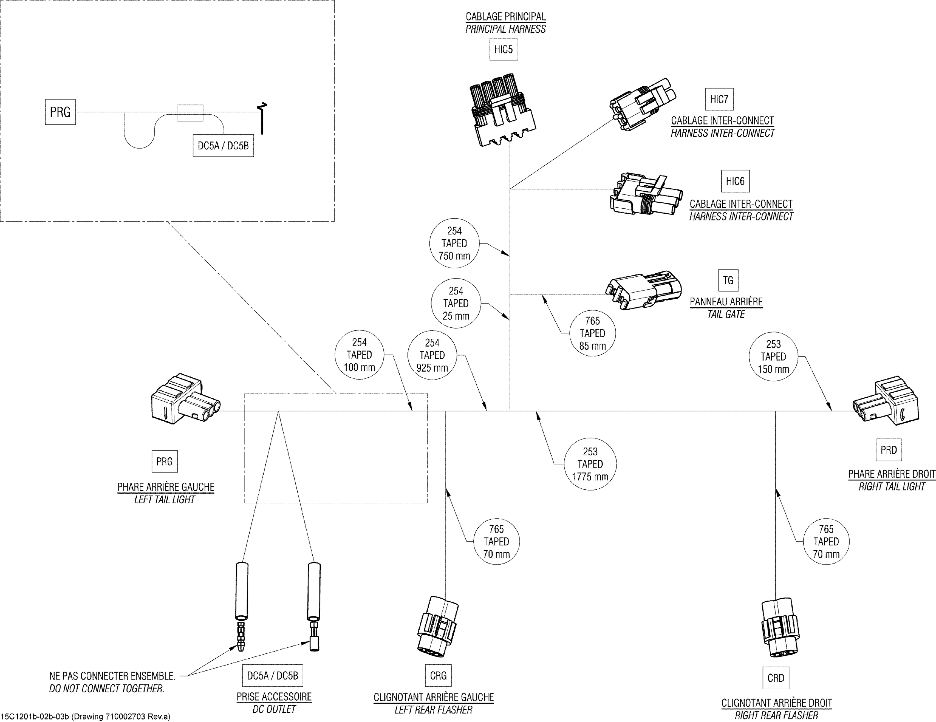 Схема узла: Electrical Harness Rear