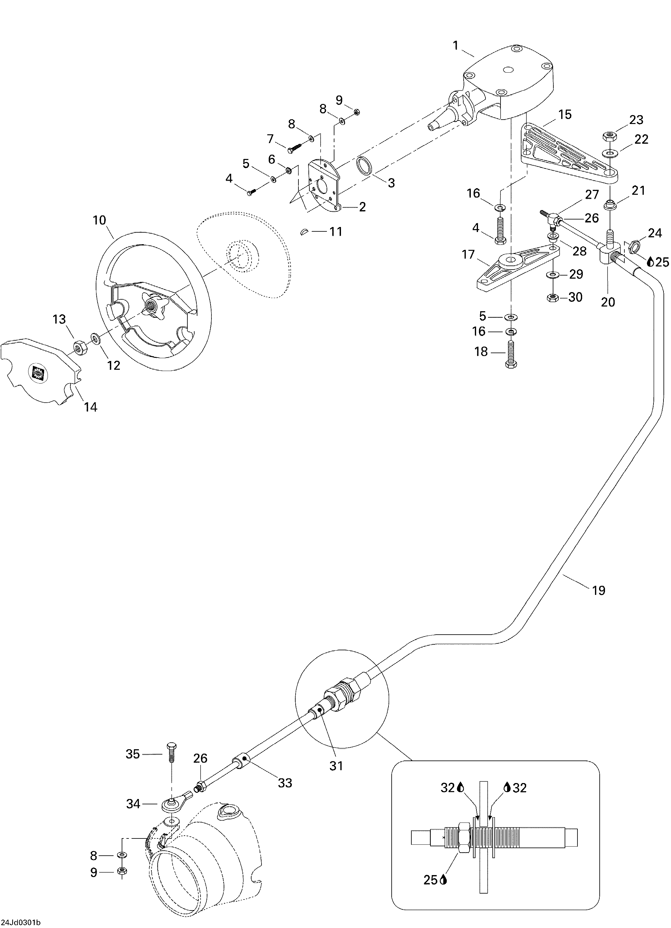 Схема узла: Steering System