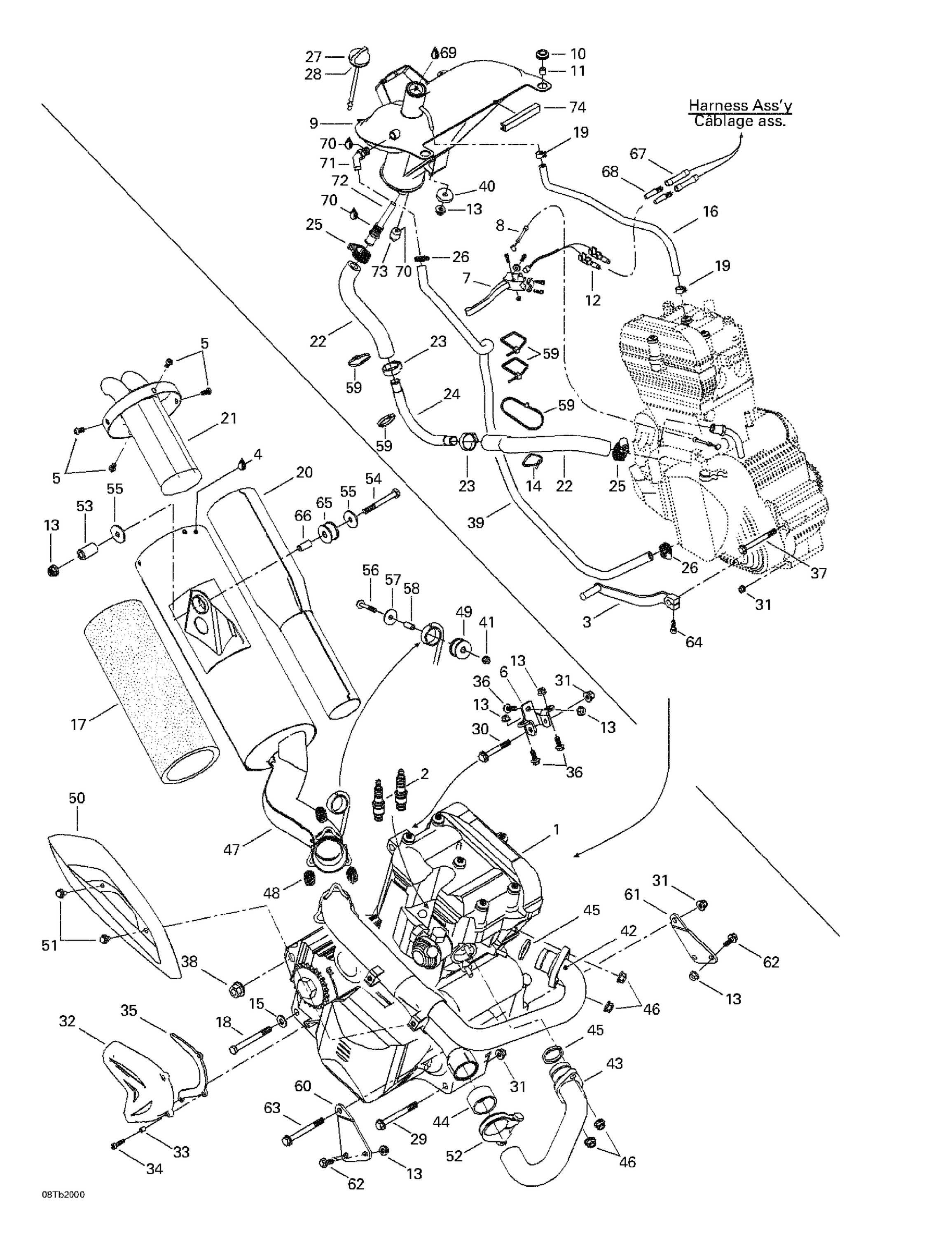 Схема узла: Exhaust System