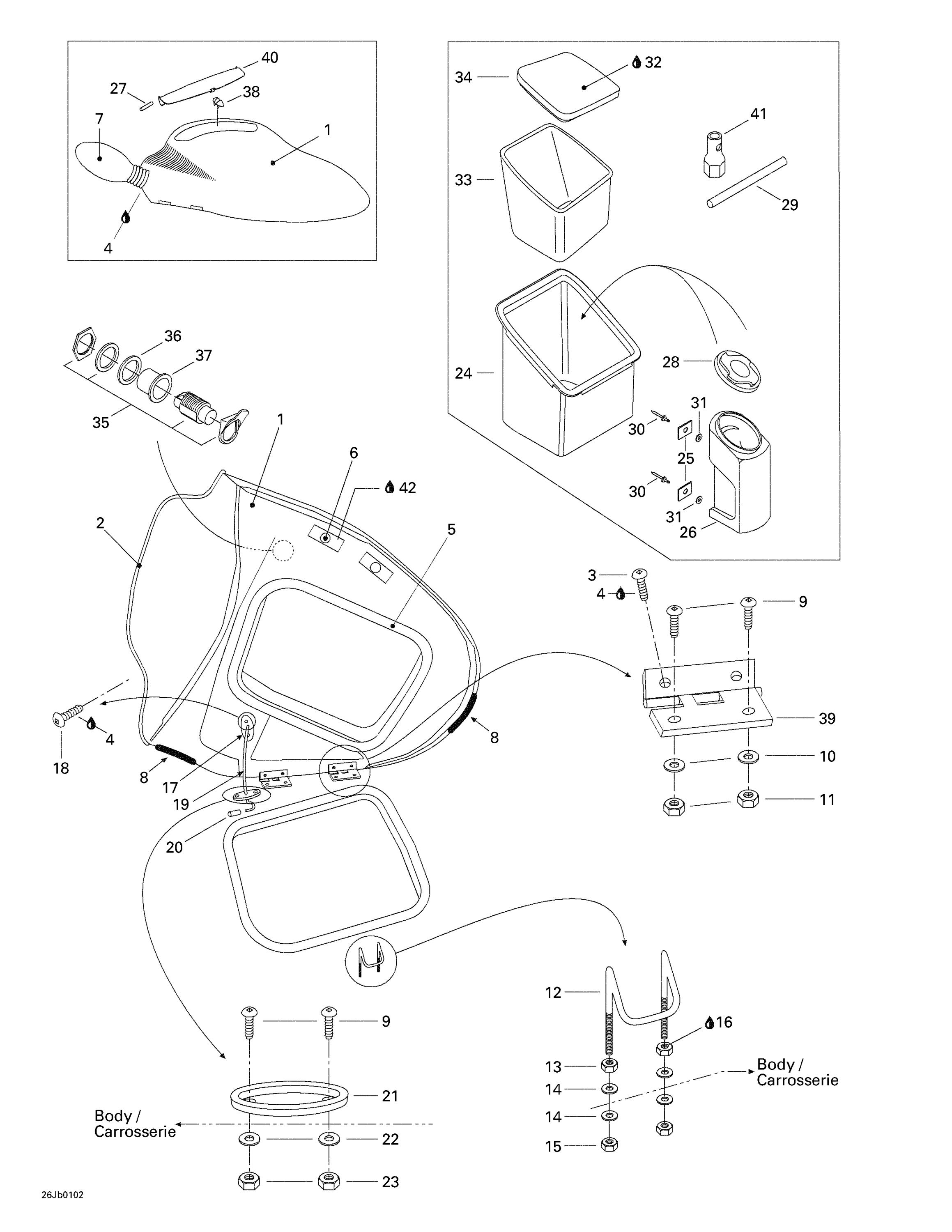 Front Storage Compartment