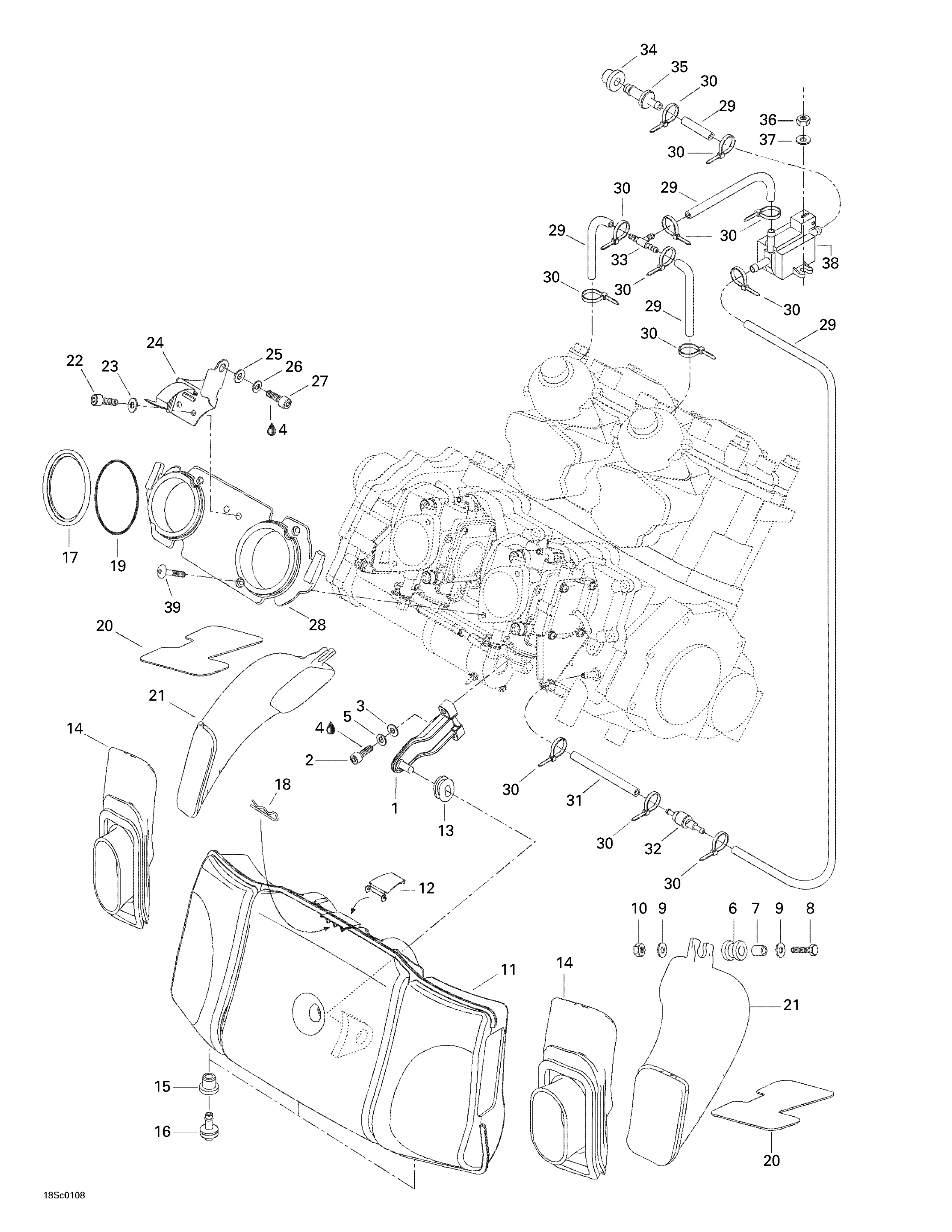 Схема узла: Air Intake System