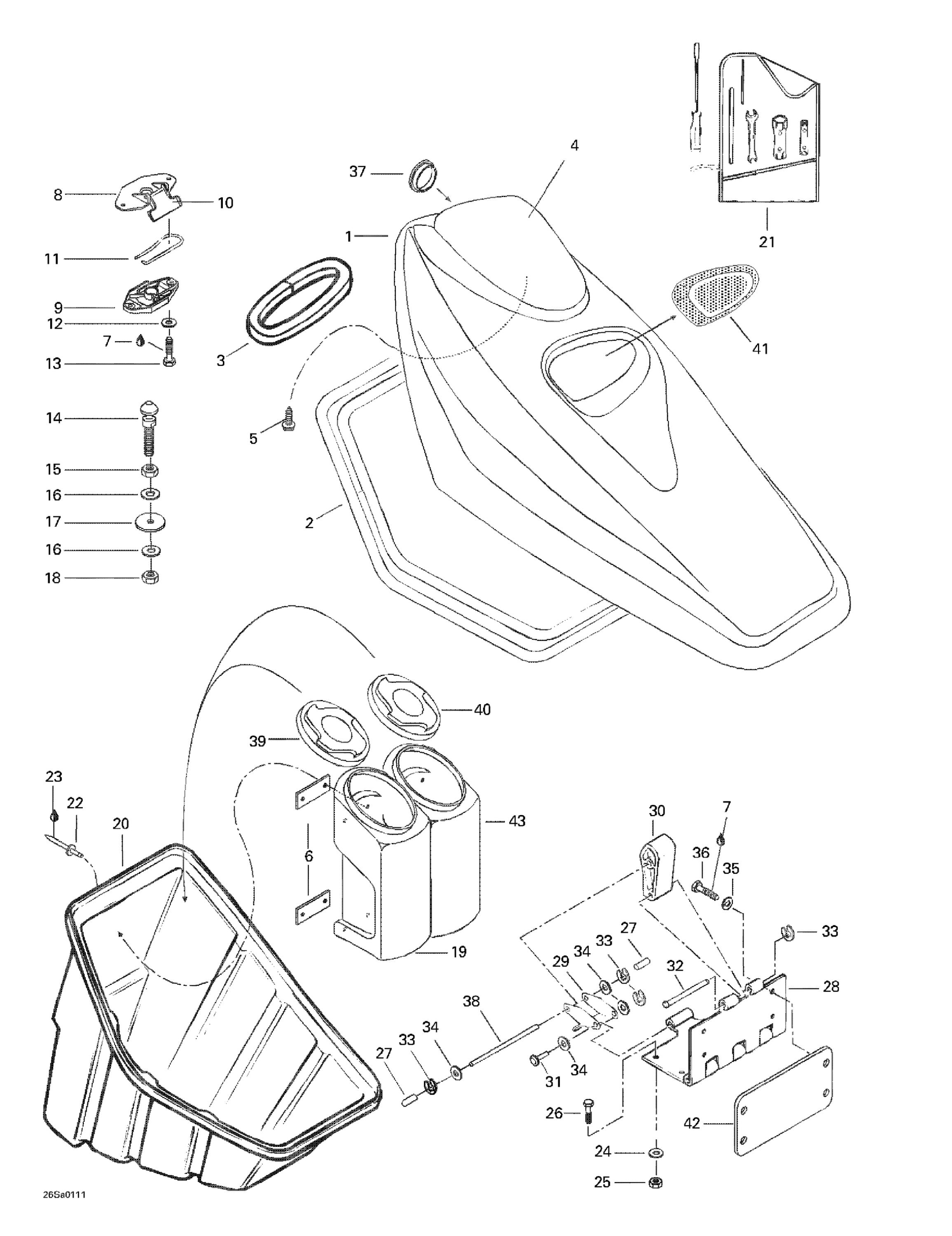 Front Storage Compartment