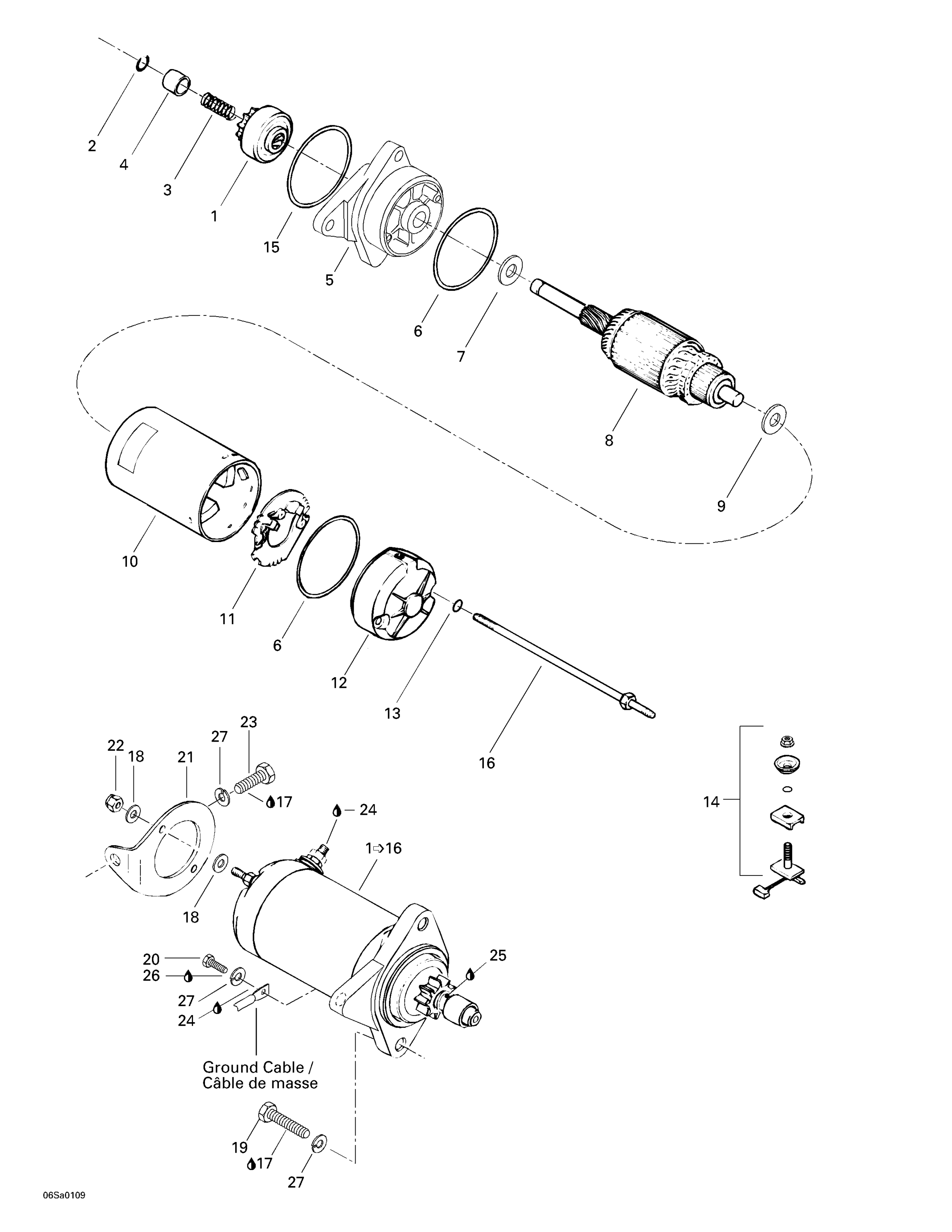 Схема узла: Starter