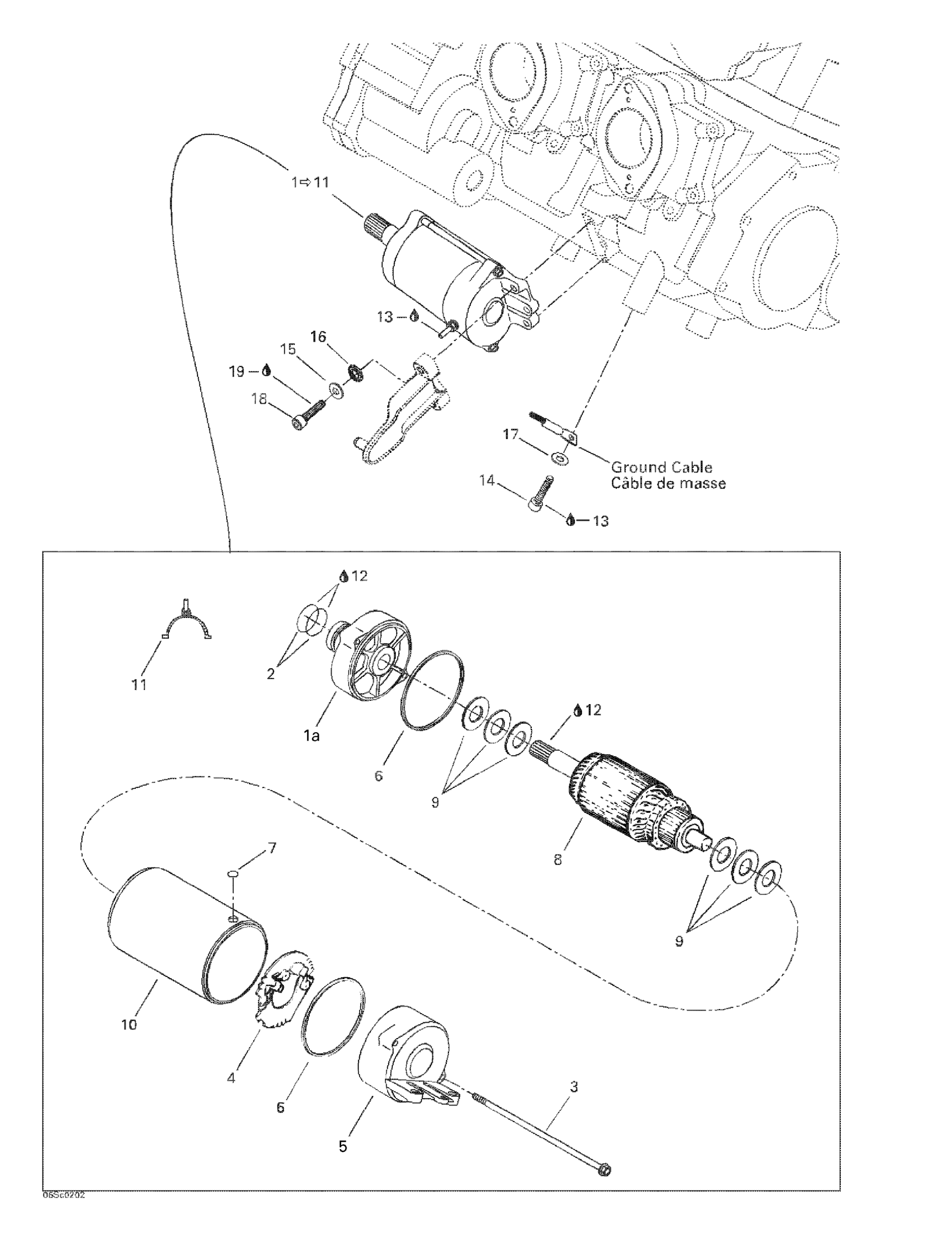 Схема узла: Starter