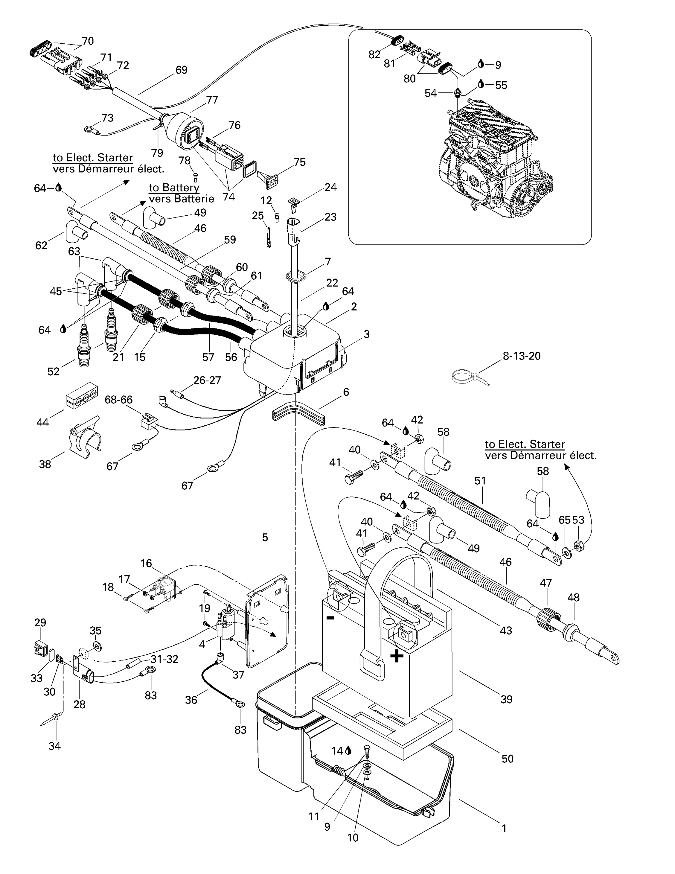 Схема узла: Rear Electrical Box