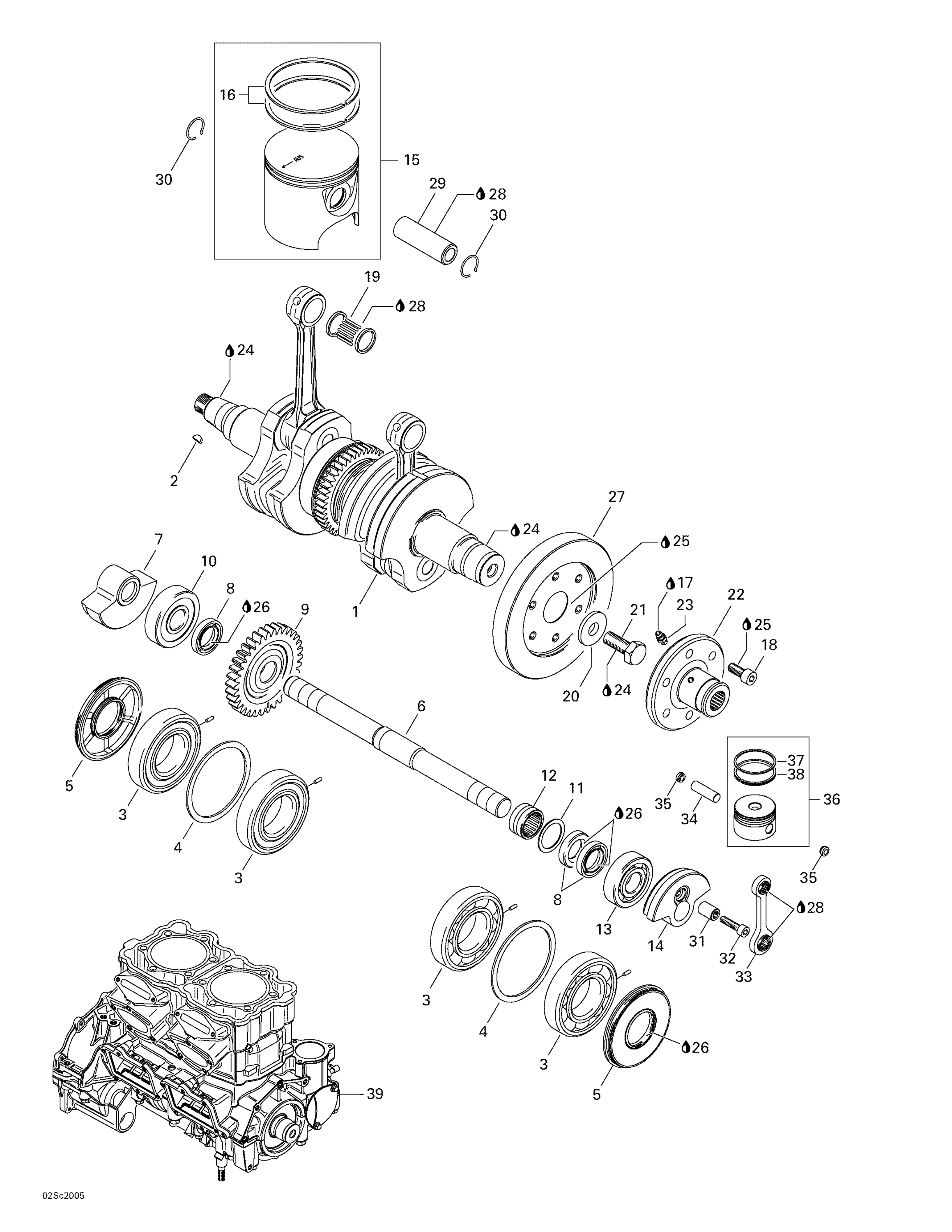Crankshaft And Pistons