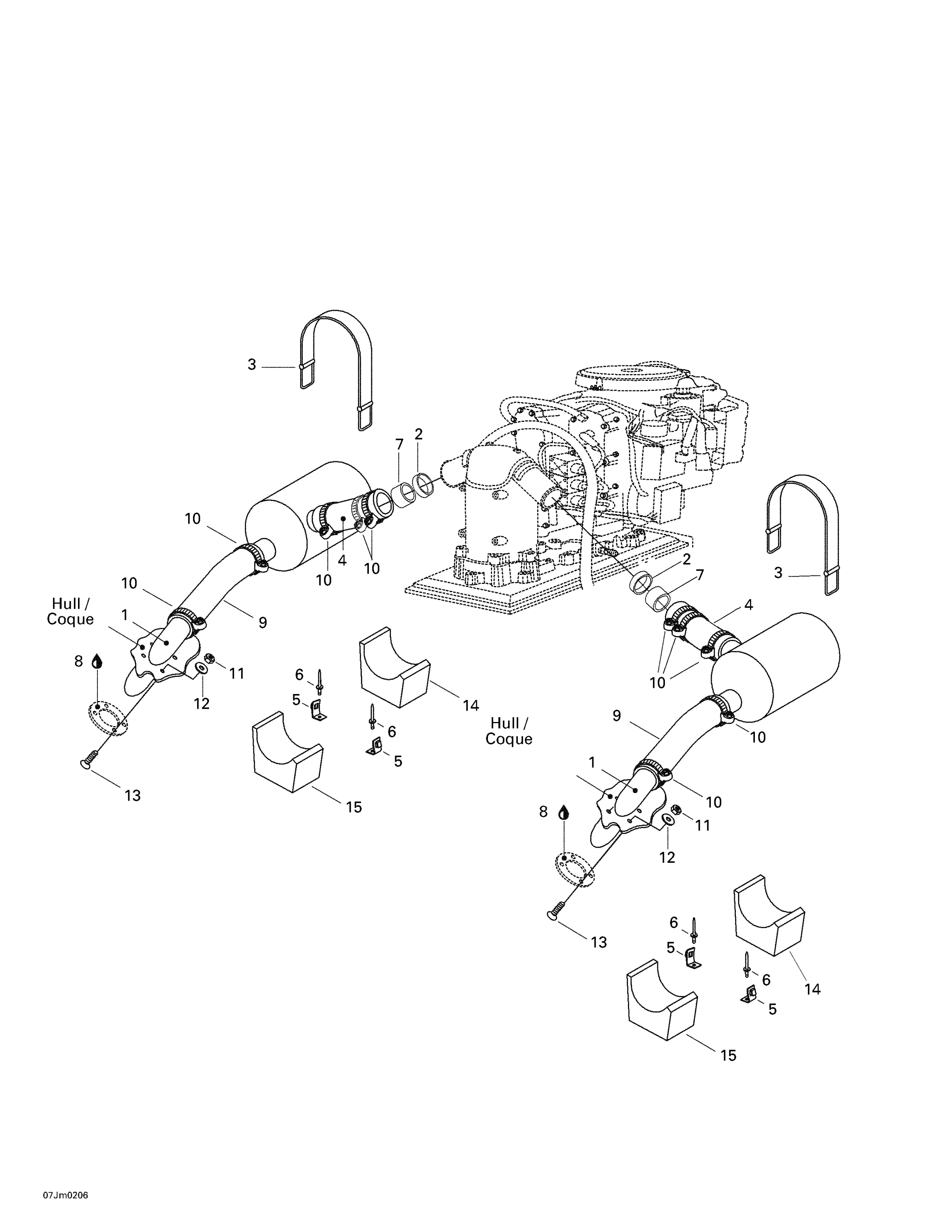 Схема узла: Exhaust System