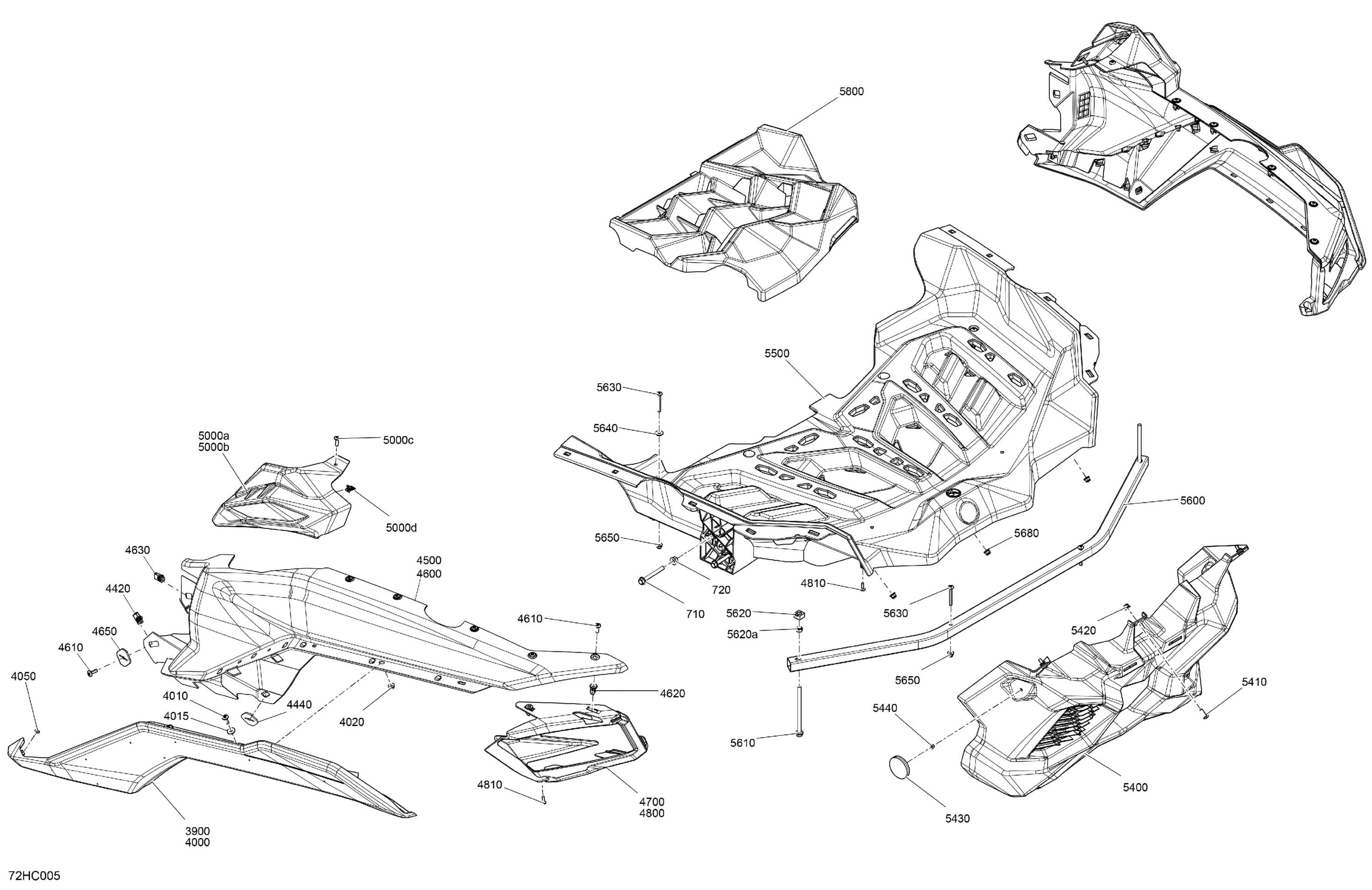 Схема узла: Body - Rear Section