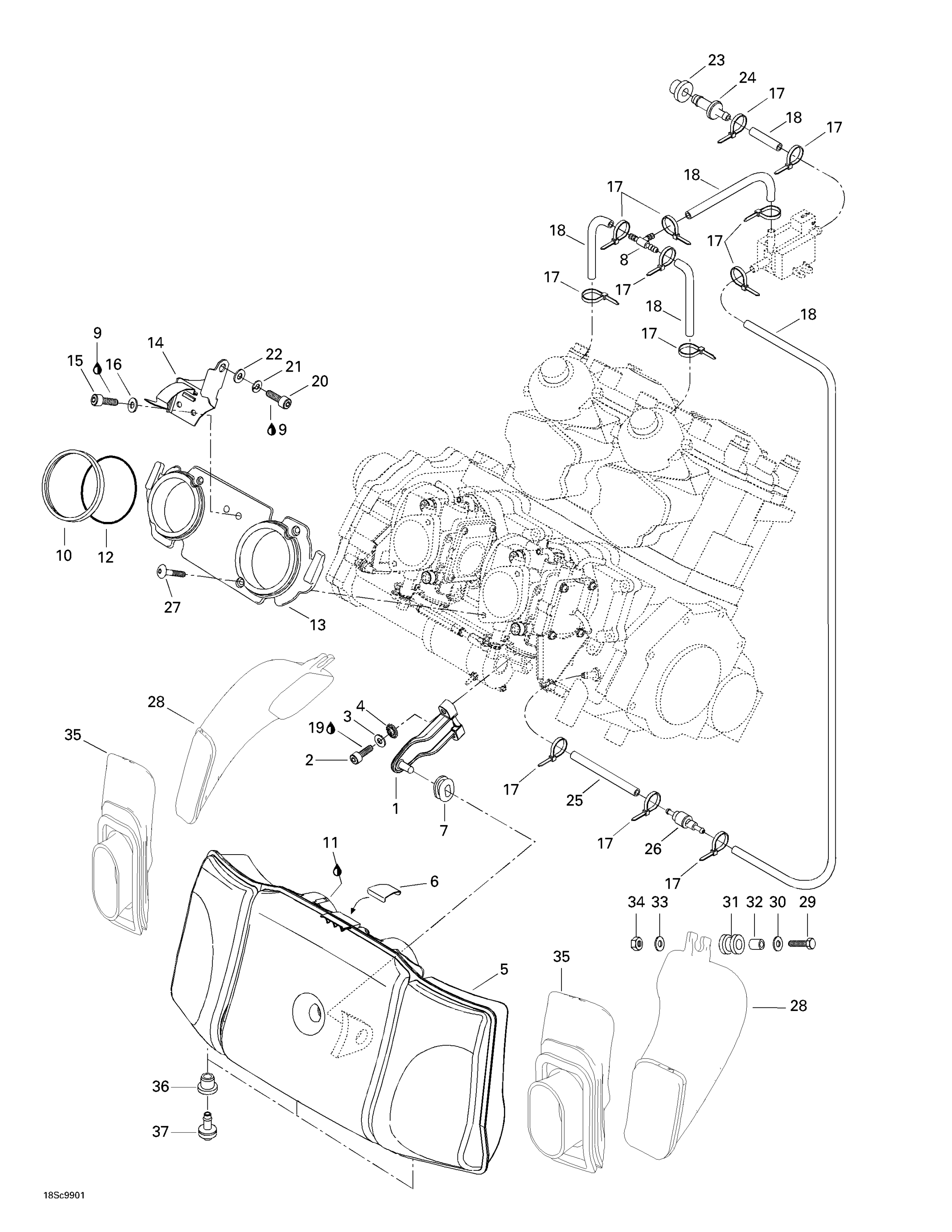 Схема узла: Air Intake System