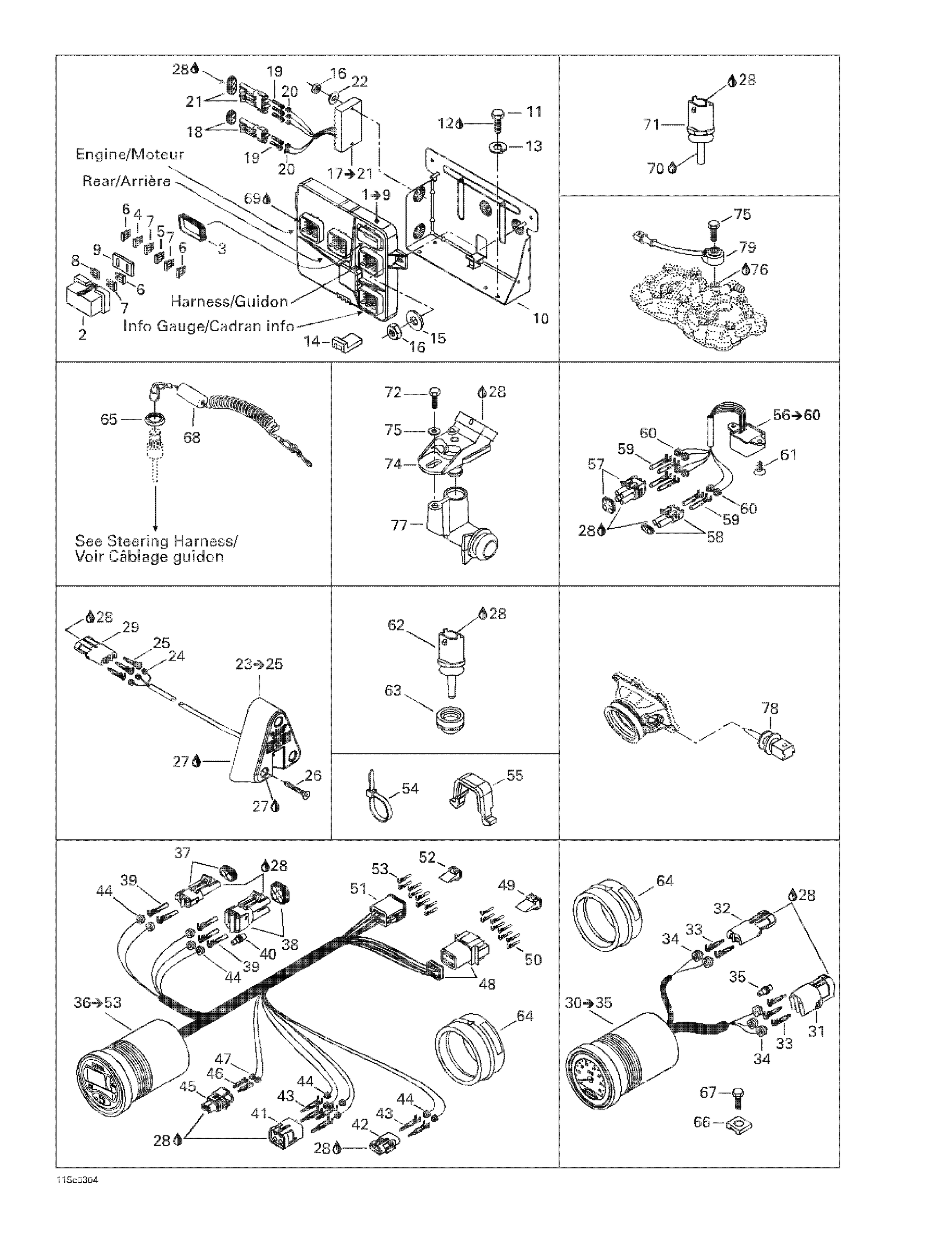 Схема узла: Electronic Module And Electrical Accessories
