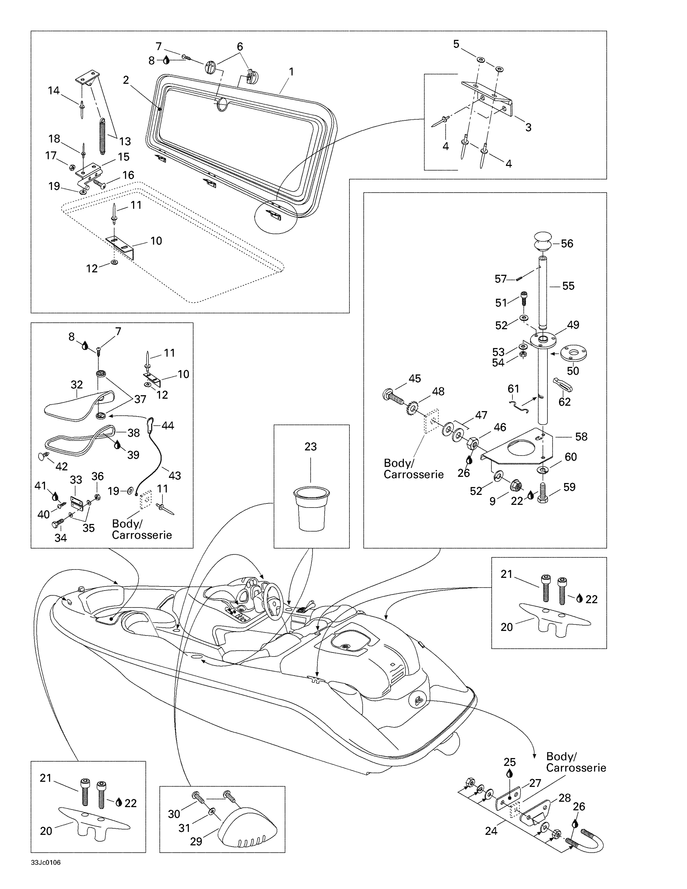 Central Cover And Accessories