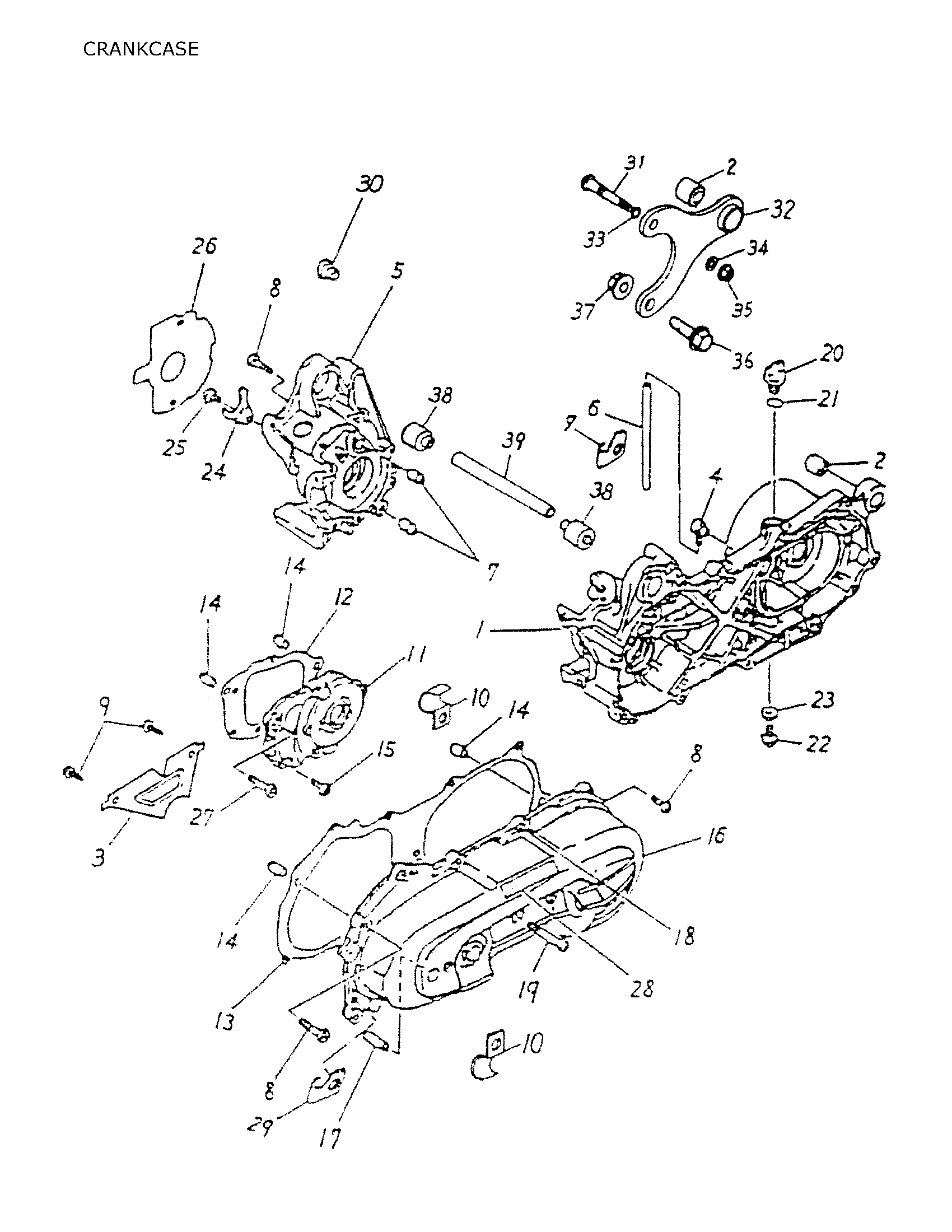 Crankcase (166-08)