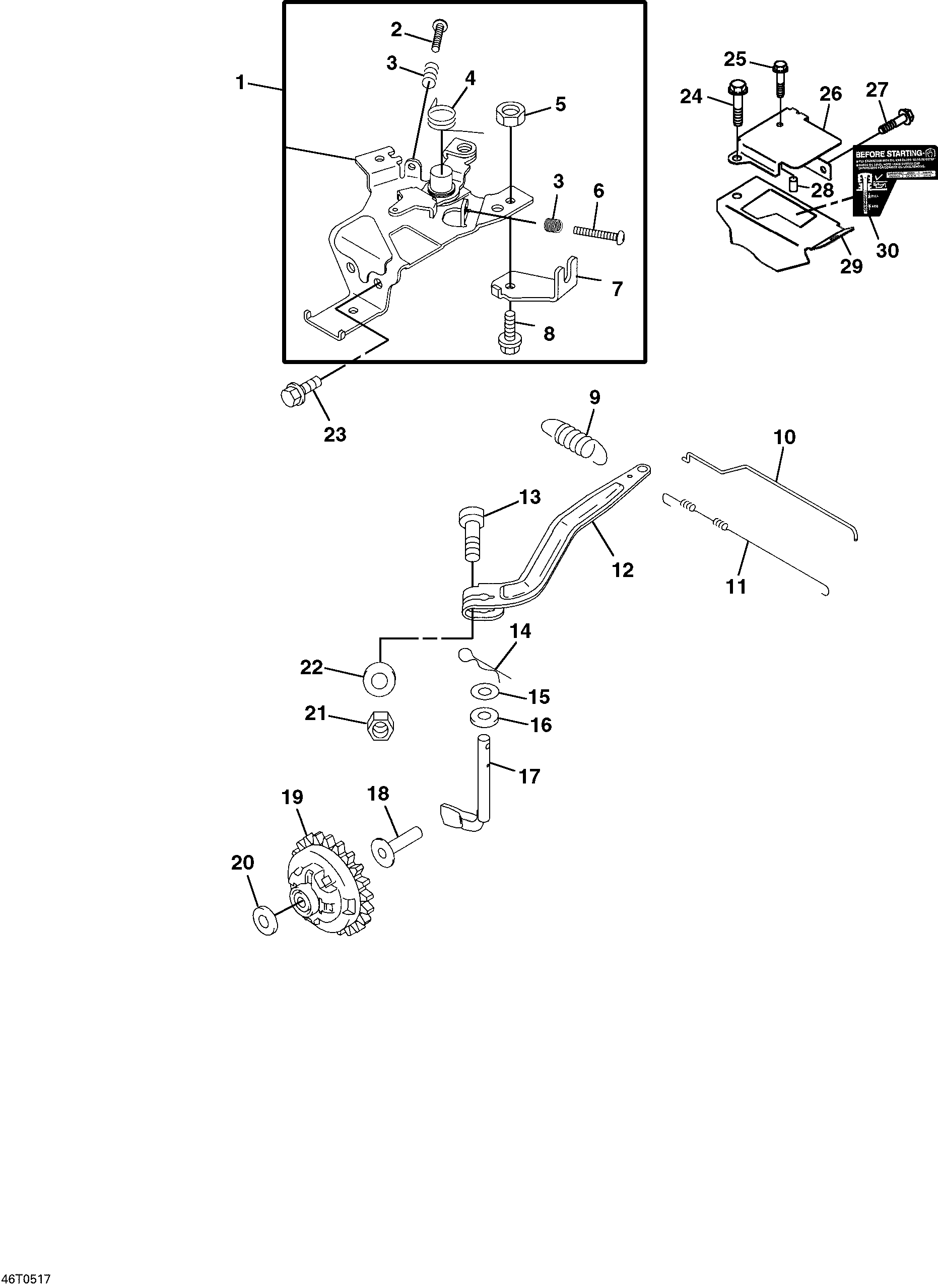 Governor and Throttle Linkage