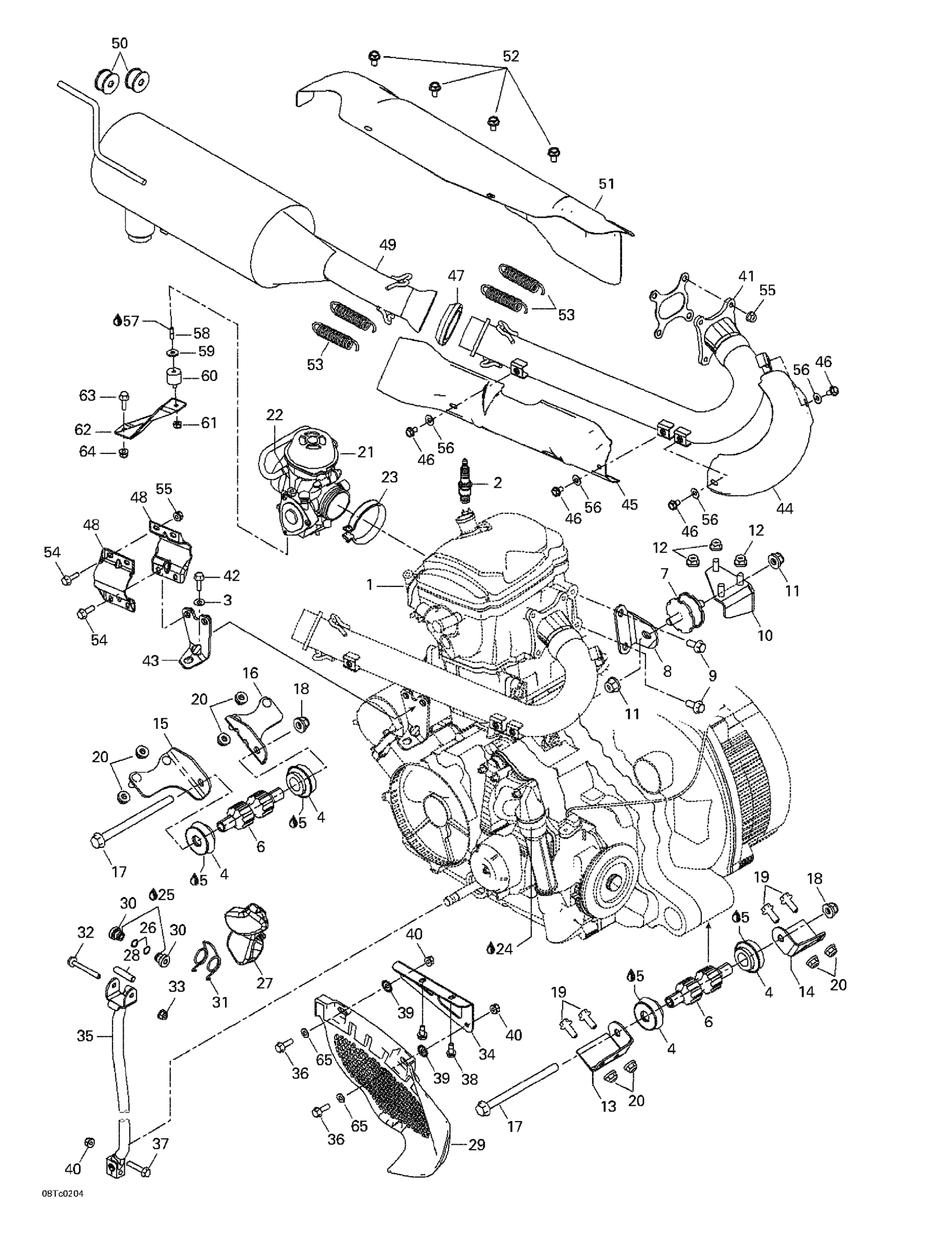 Схема узла: Exhaust System