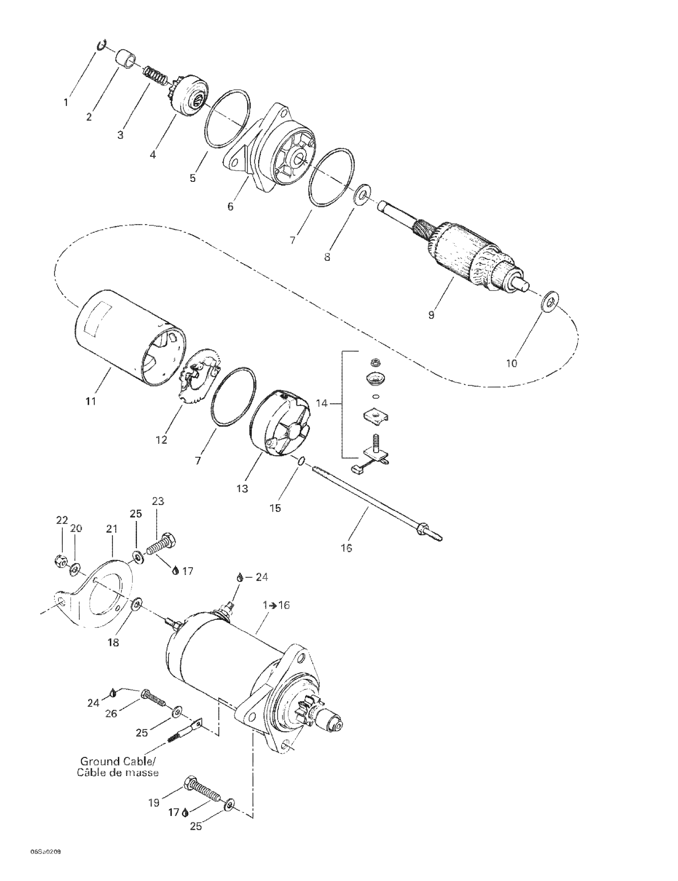 Схема узла: Starter