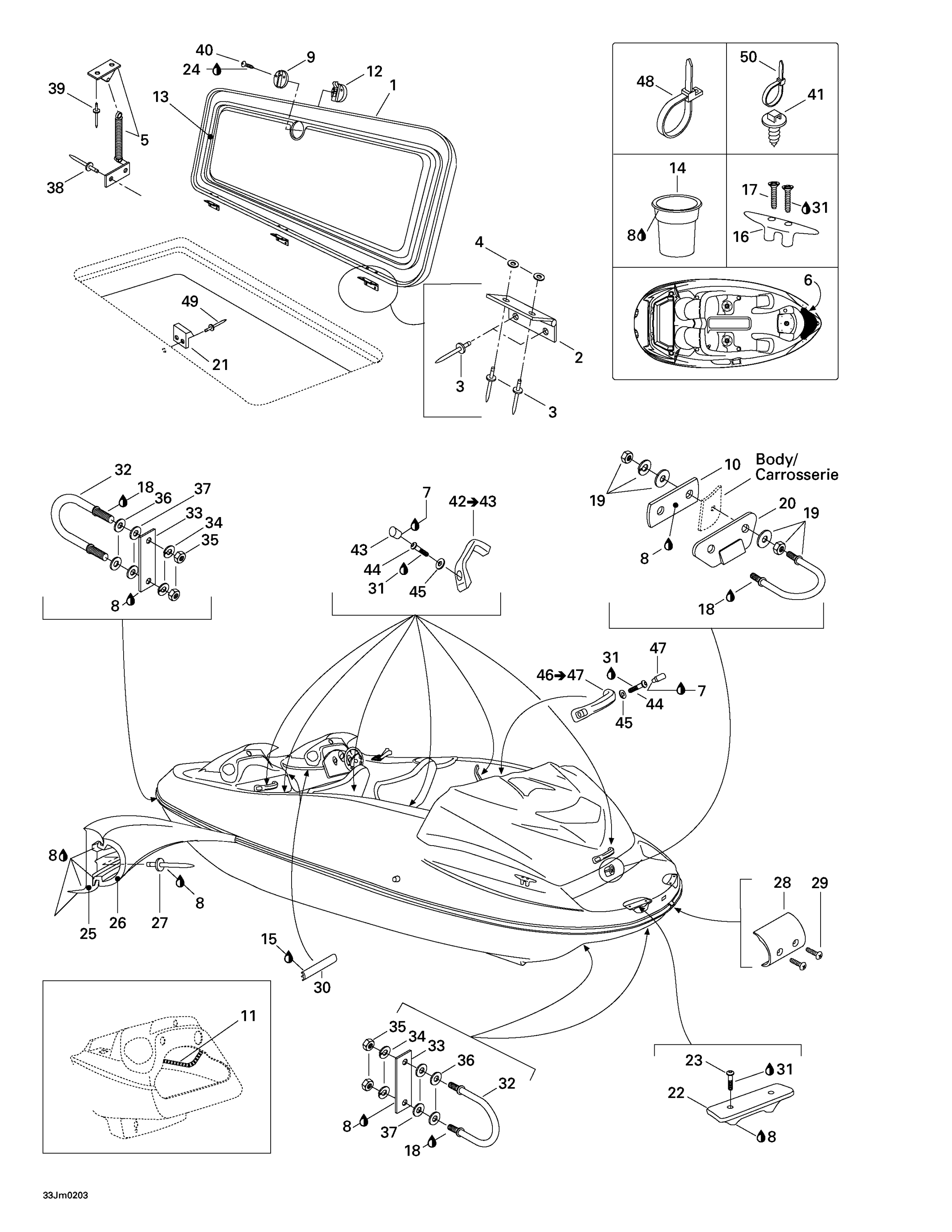 Central Cover And Accessories