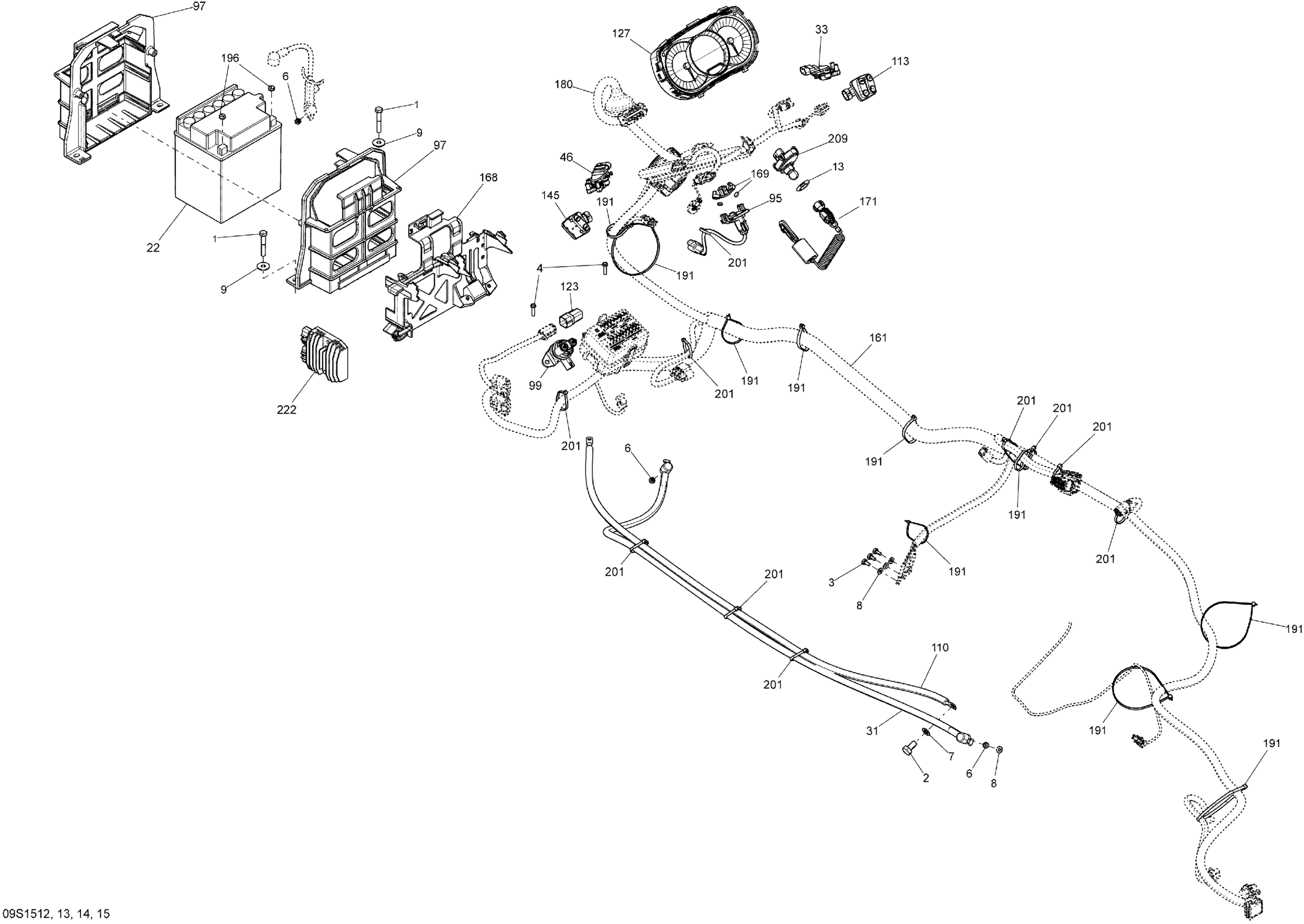 Схема узла: Electrical System _09S1513