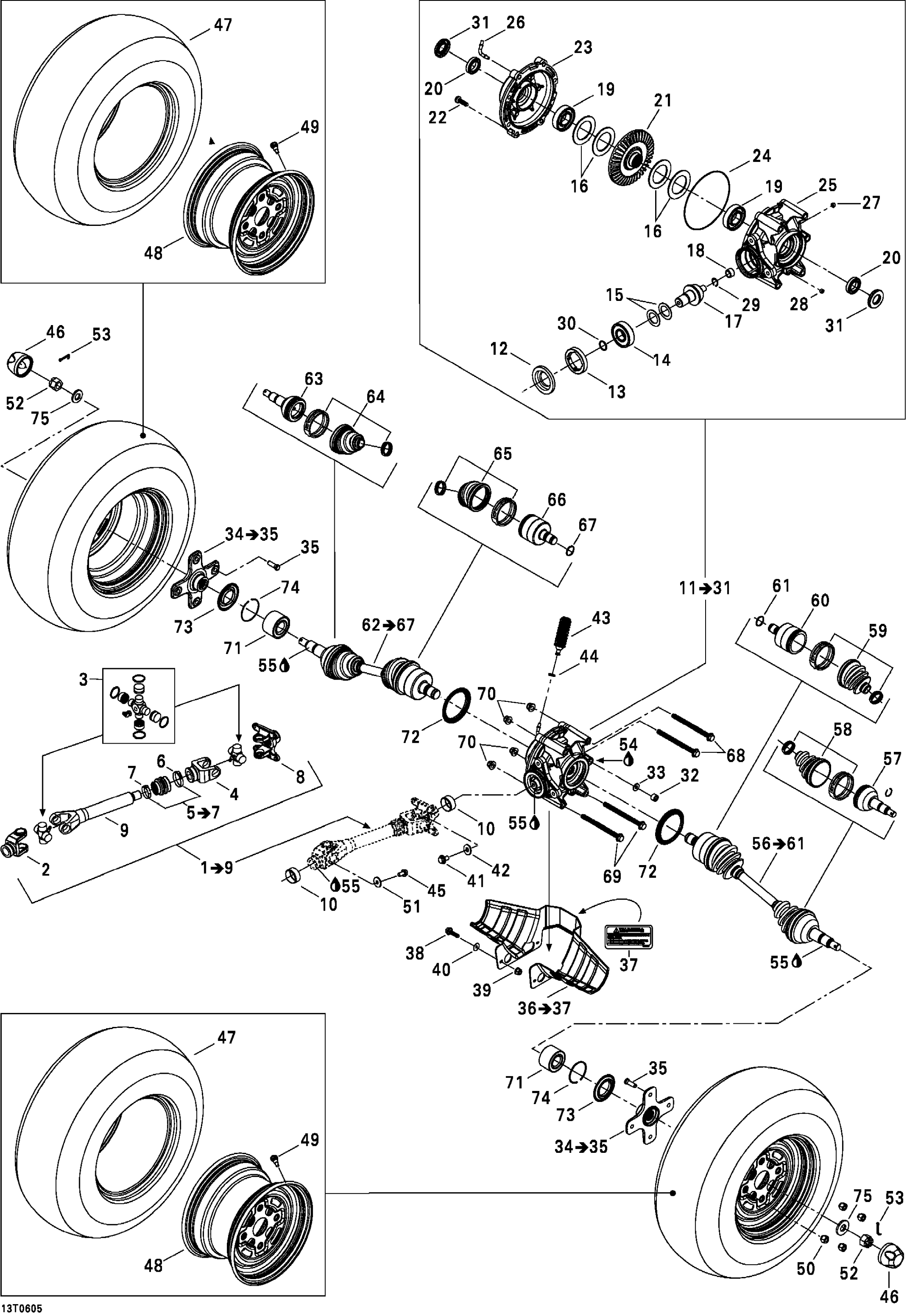 Drive System, Rear STD