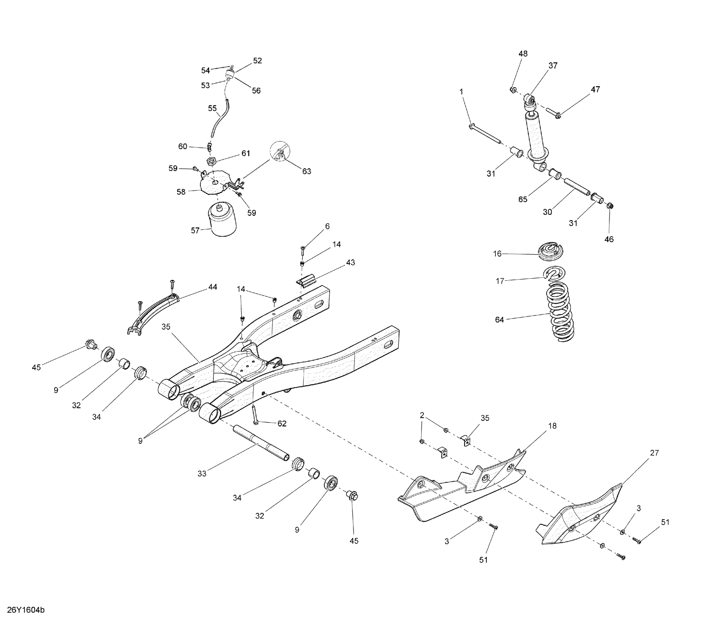 Suspension, Rear - Package T-LTD