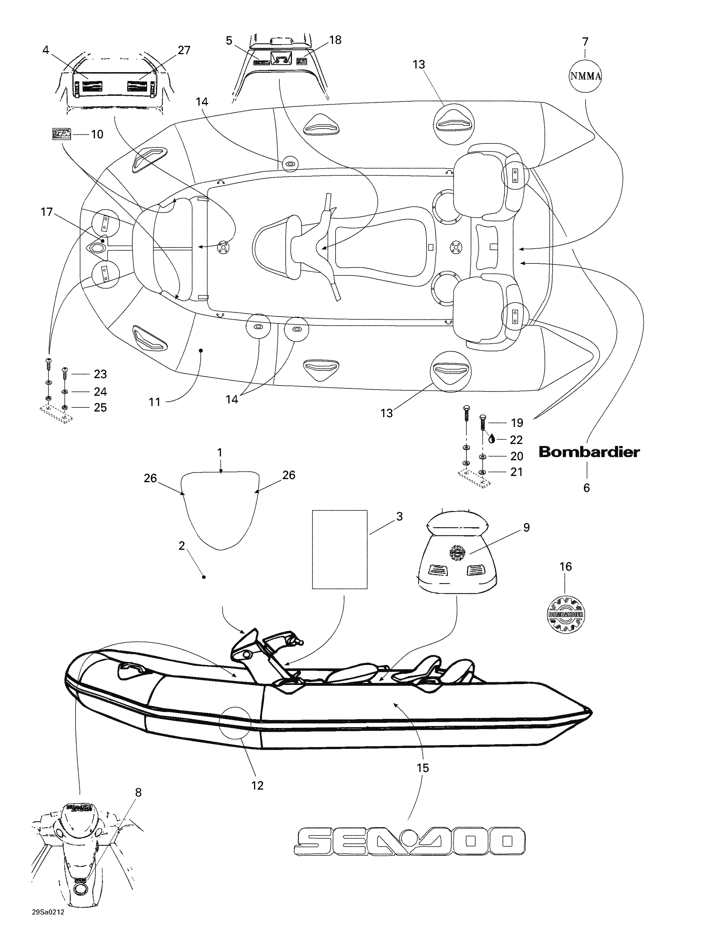 Decals And Flottation Tube