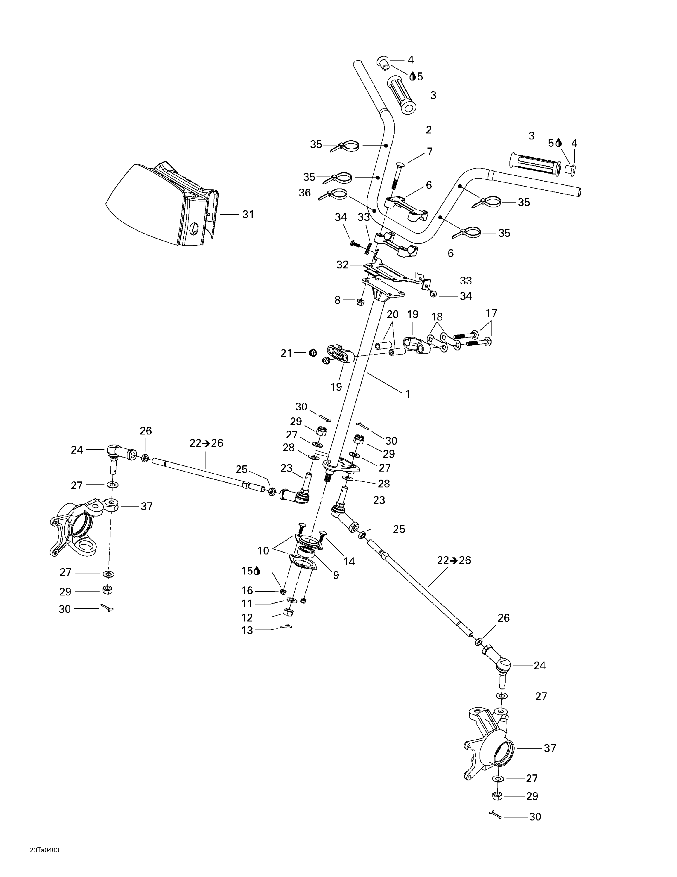 Схема узла: Steering System