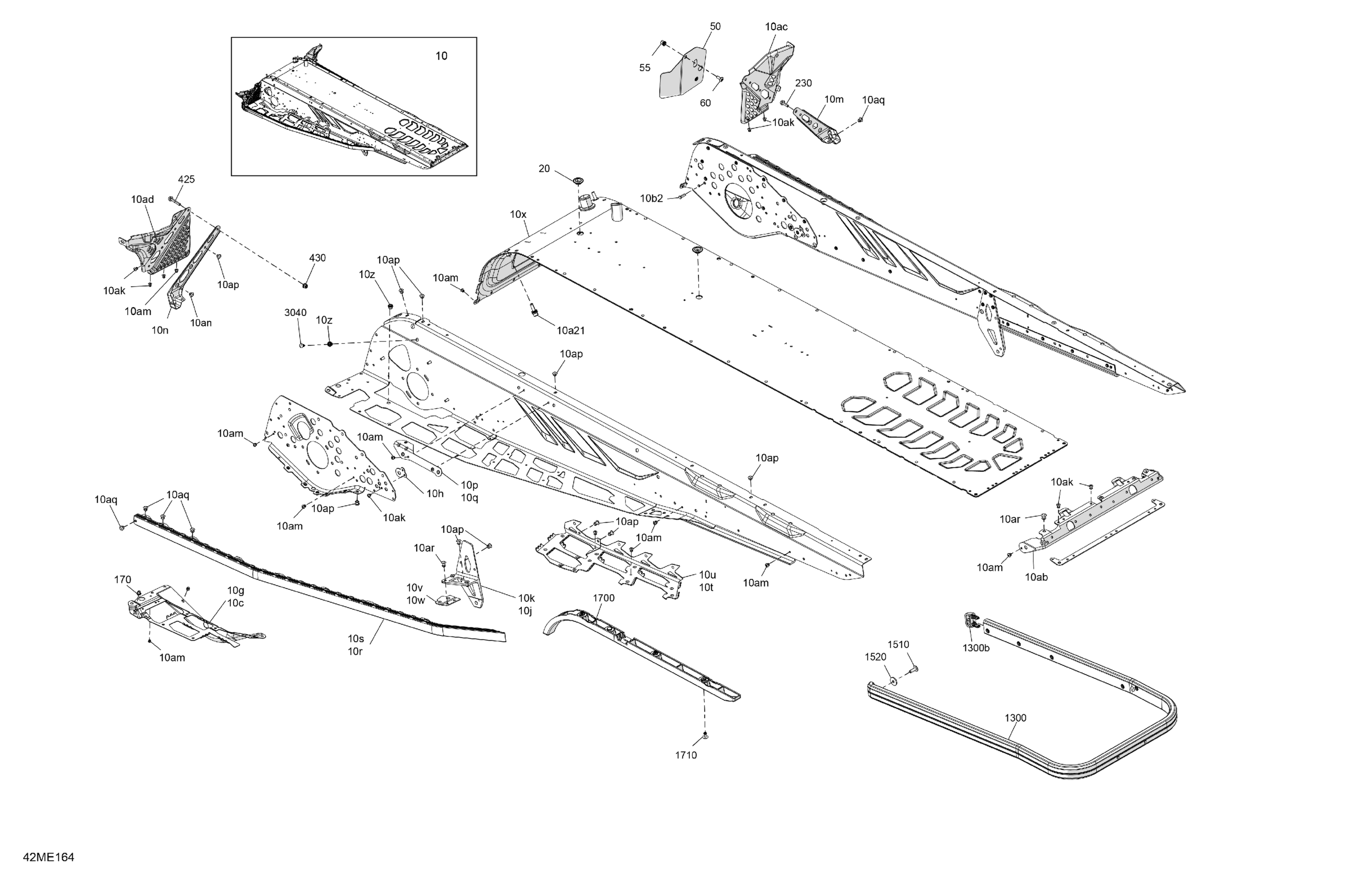 Схема узла: Frame - System - Rear Section