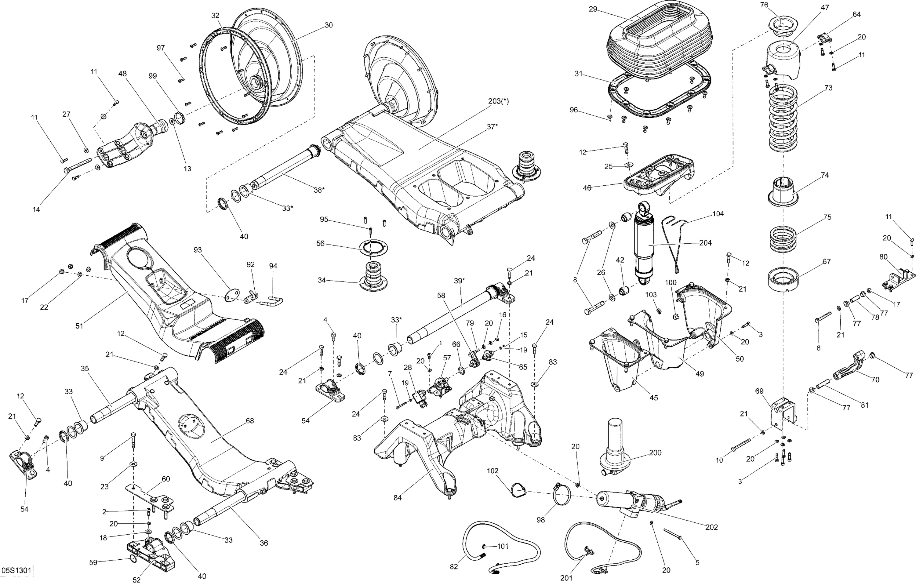 Схема узла: Seat Suspension