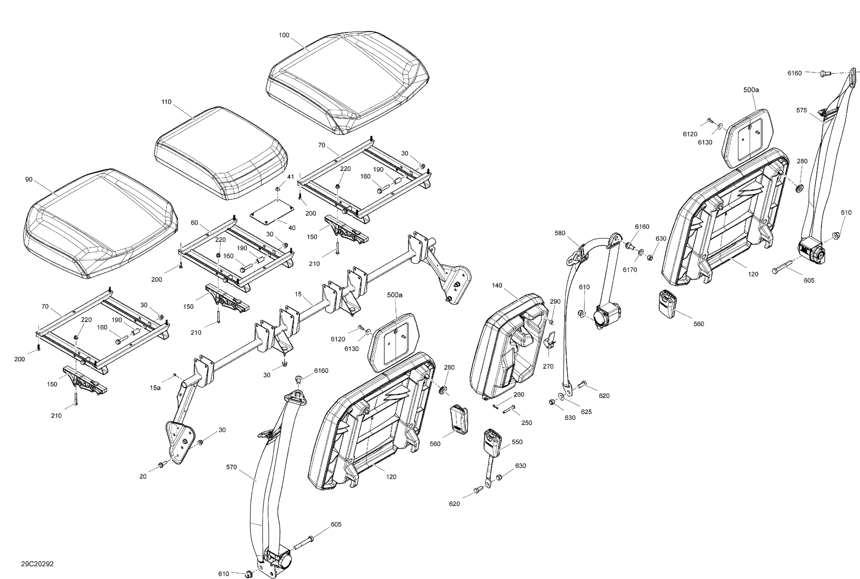 Seat - Rear Section - DPS