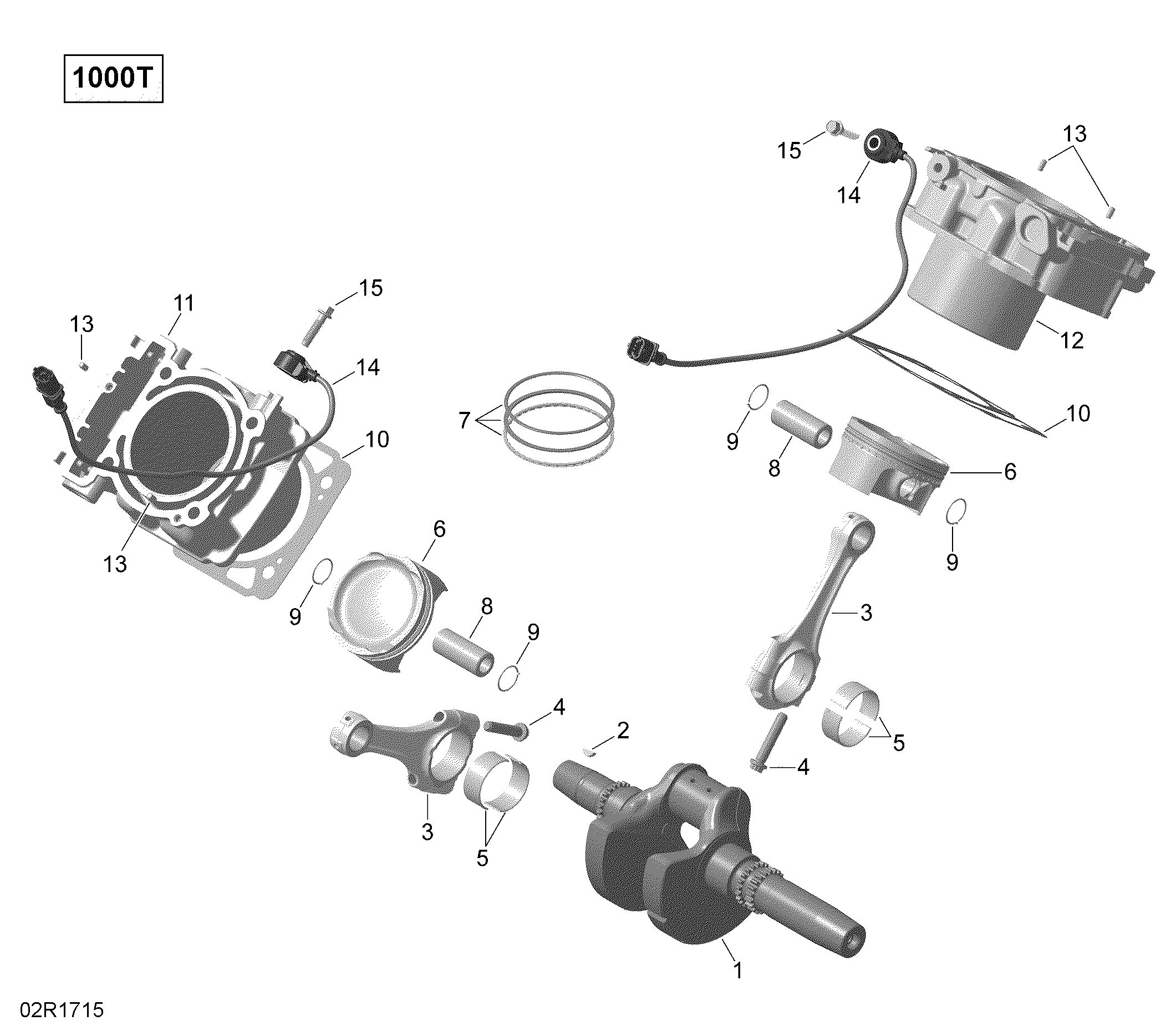 Crankshaft, Piston and Cylinder - Turbo