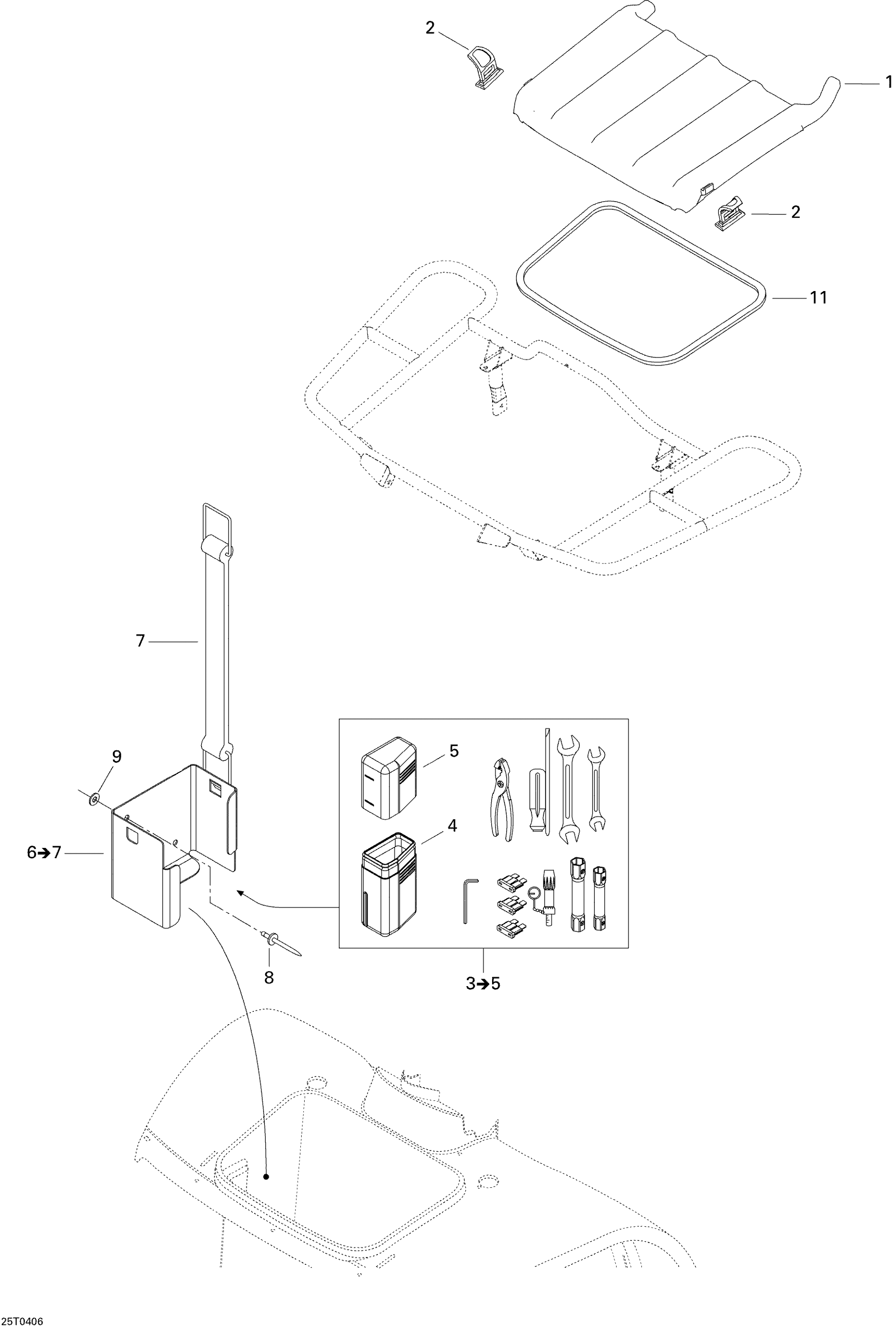 Front Storage Compartment