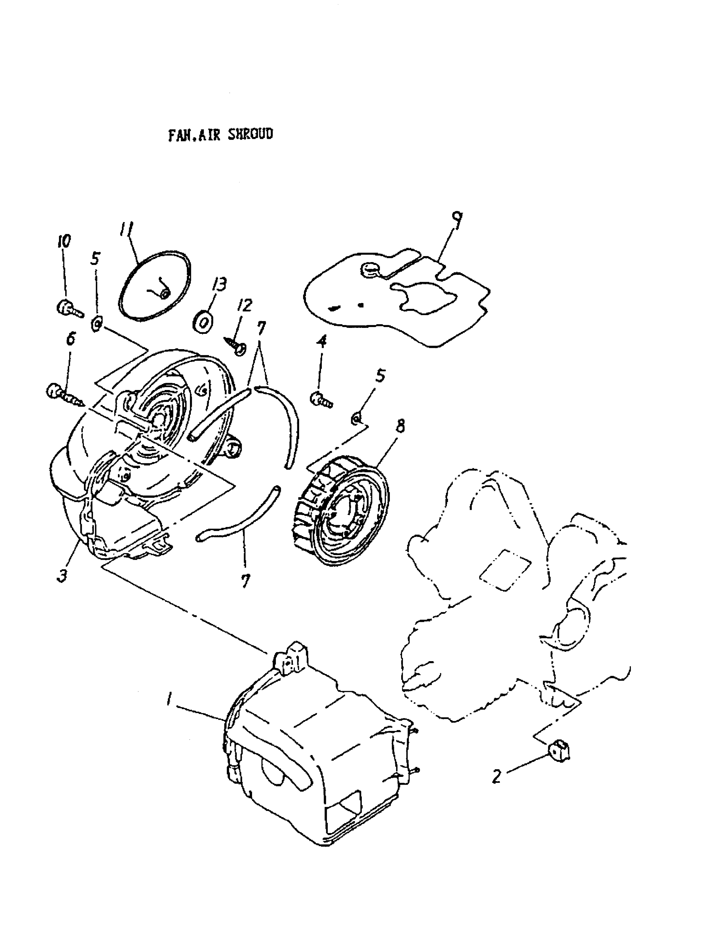 Fan, Air Shroud 166-03