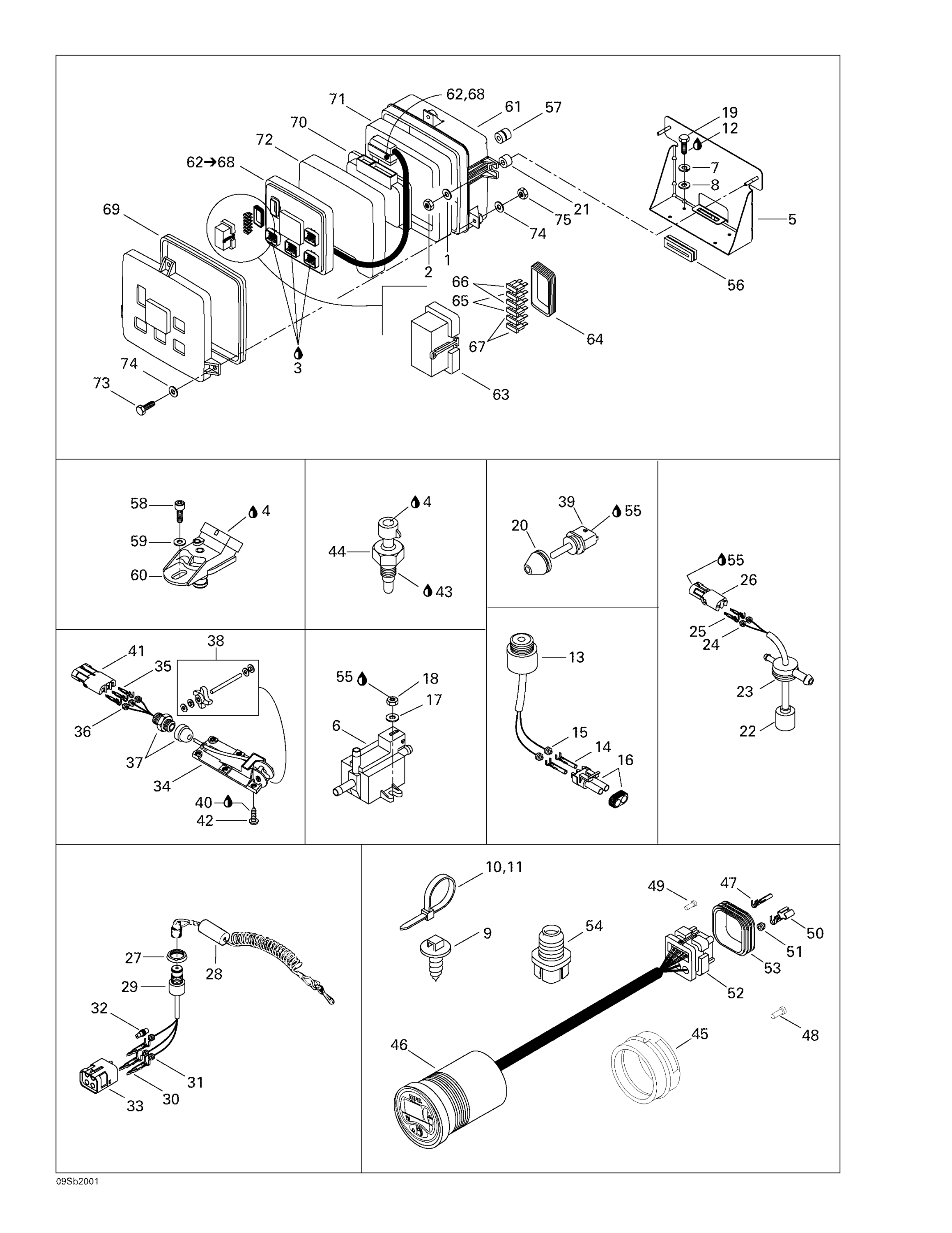 Схема узла: Electronic Module And Electrical Accessories