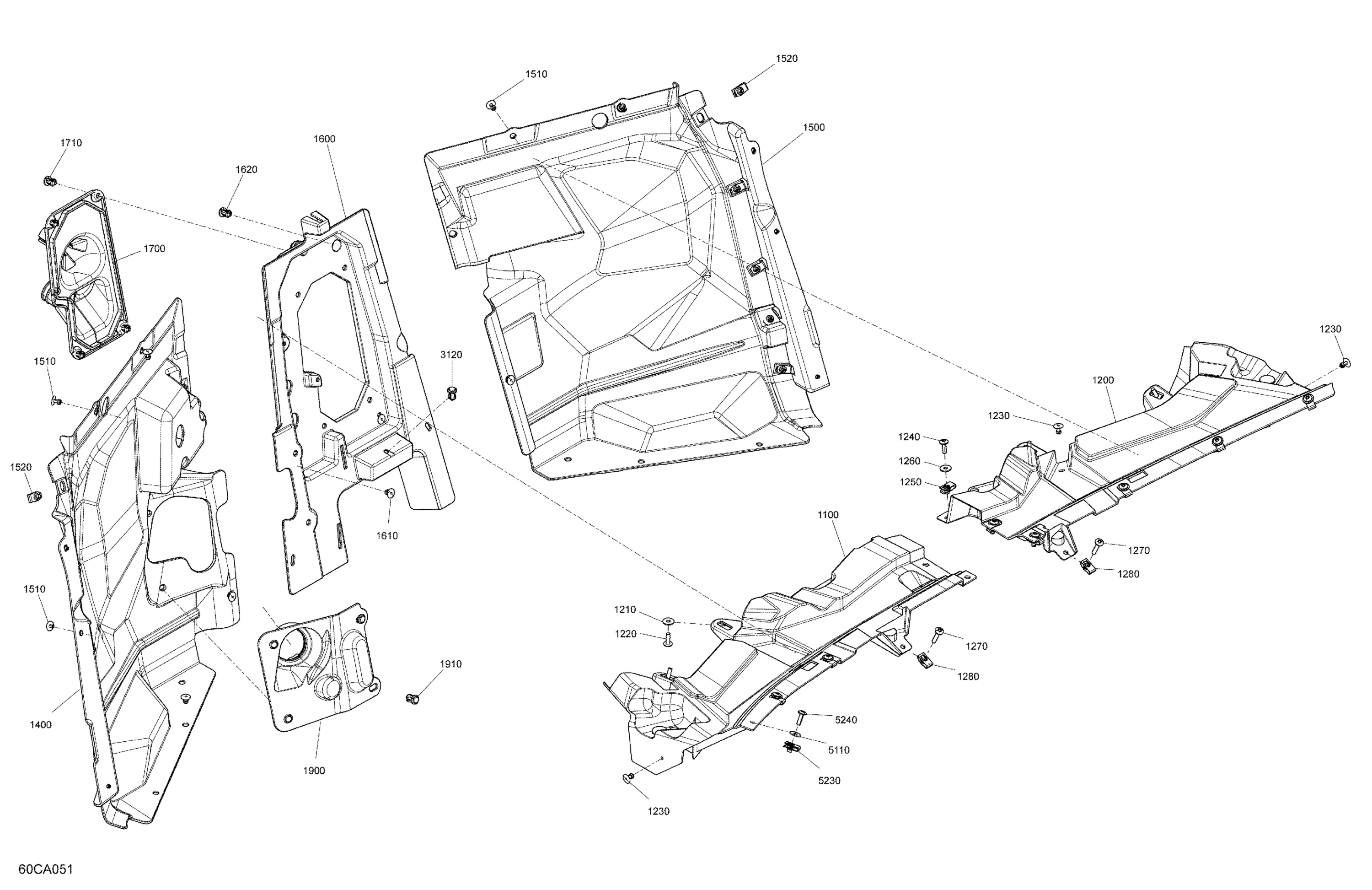 Body - Cab Interior - Firewall