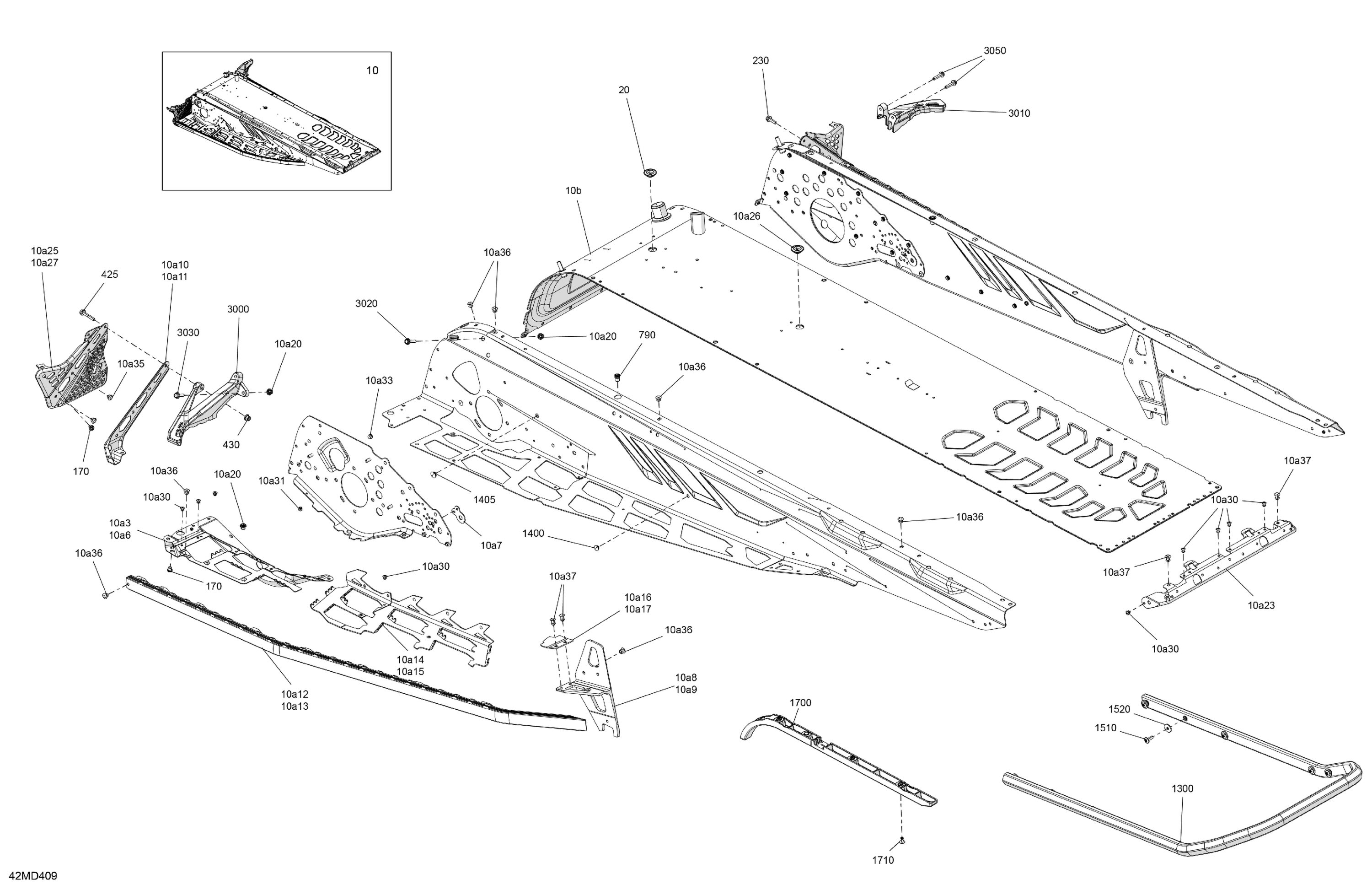 Схема узла: Frame - System - Rear Section