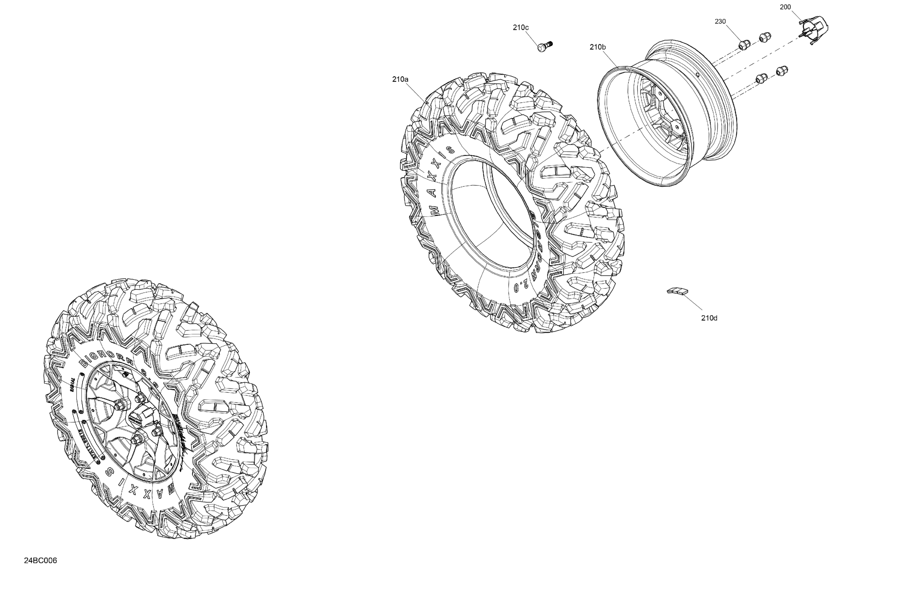Drive - Front Wheels - Without ABS