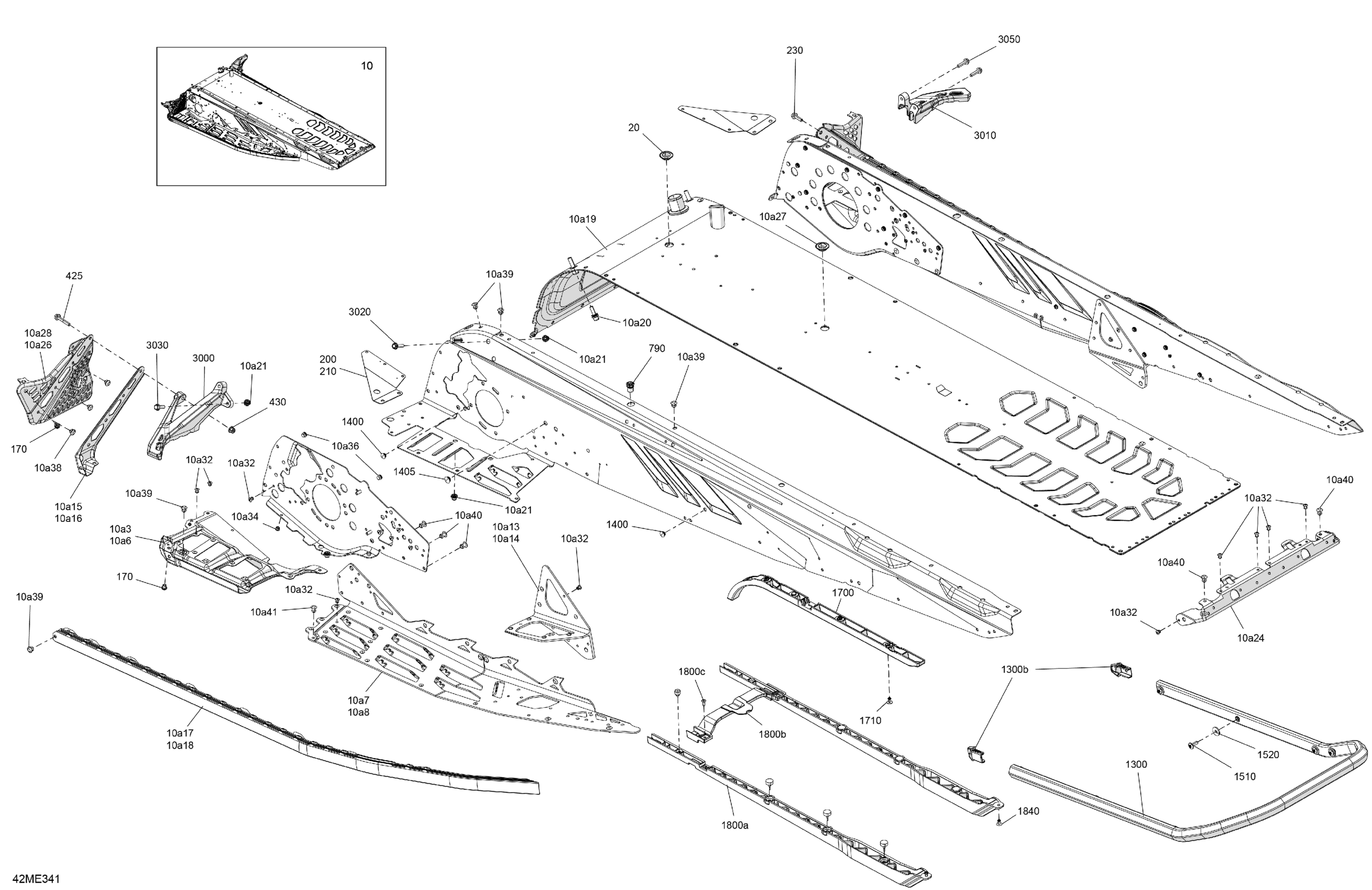 Схема узла: Frame - System - Rear Section