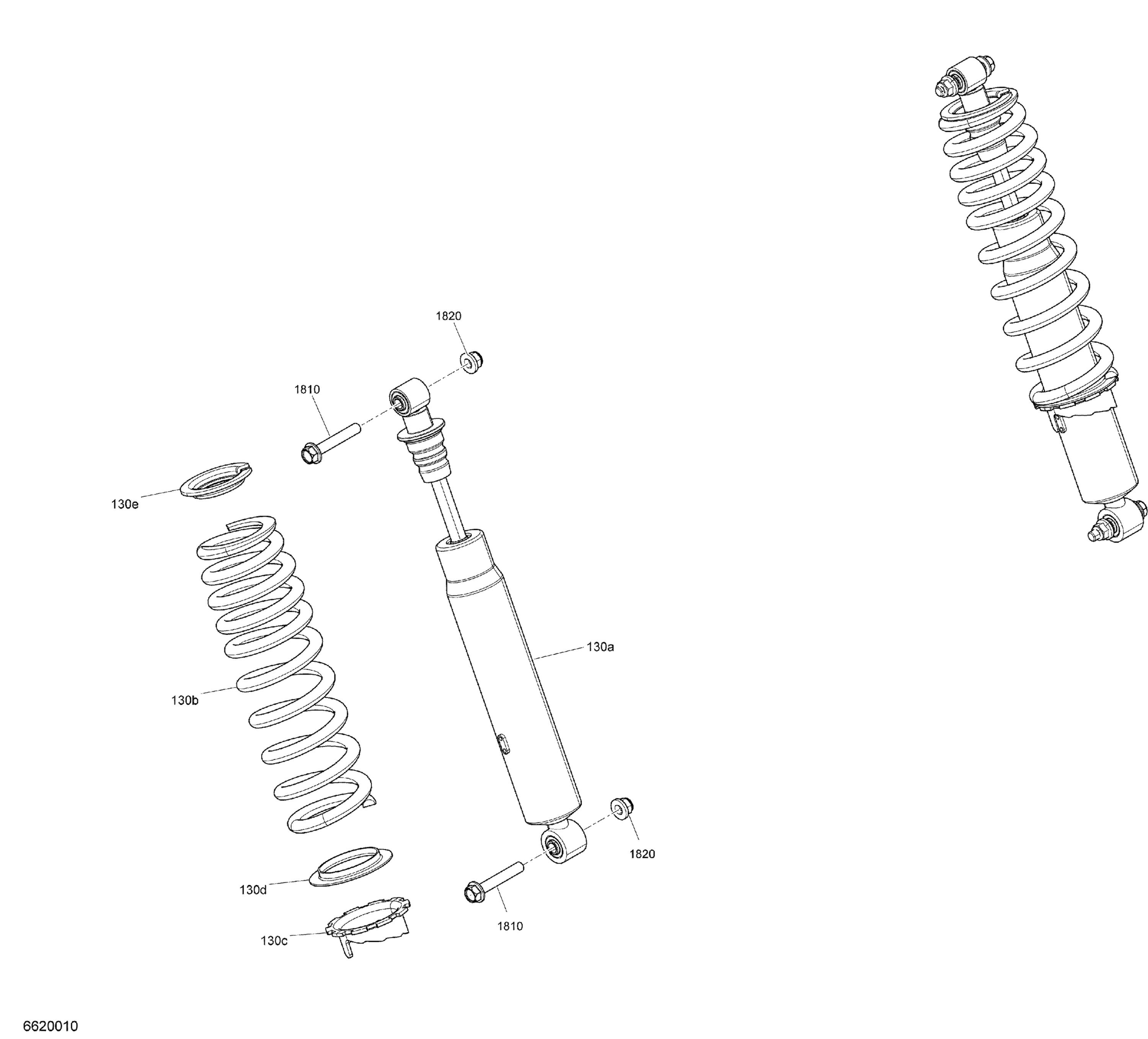 Схема узла: Rear Shock - DPS