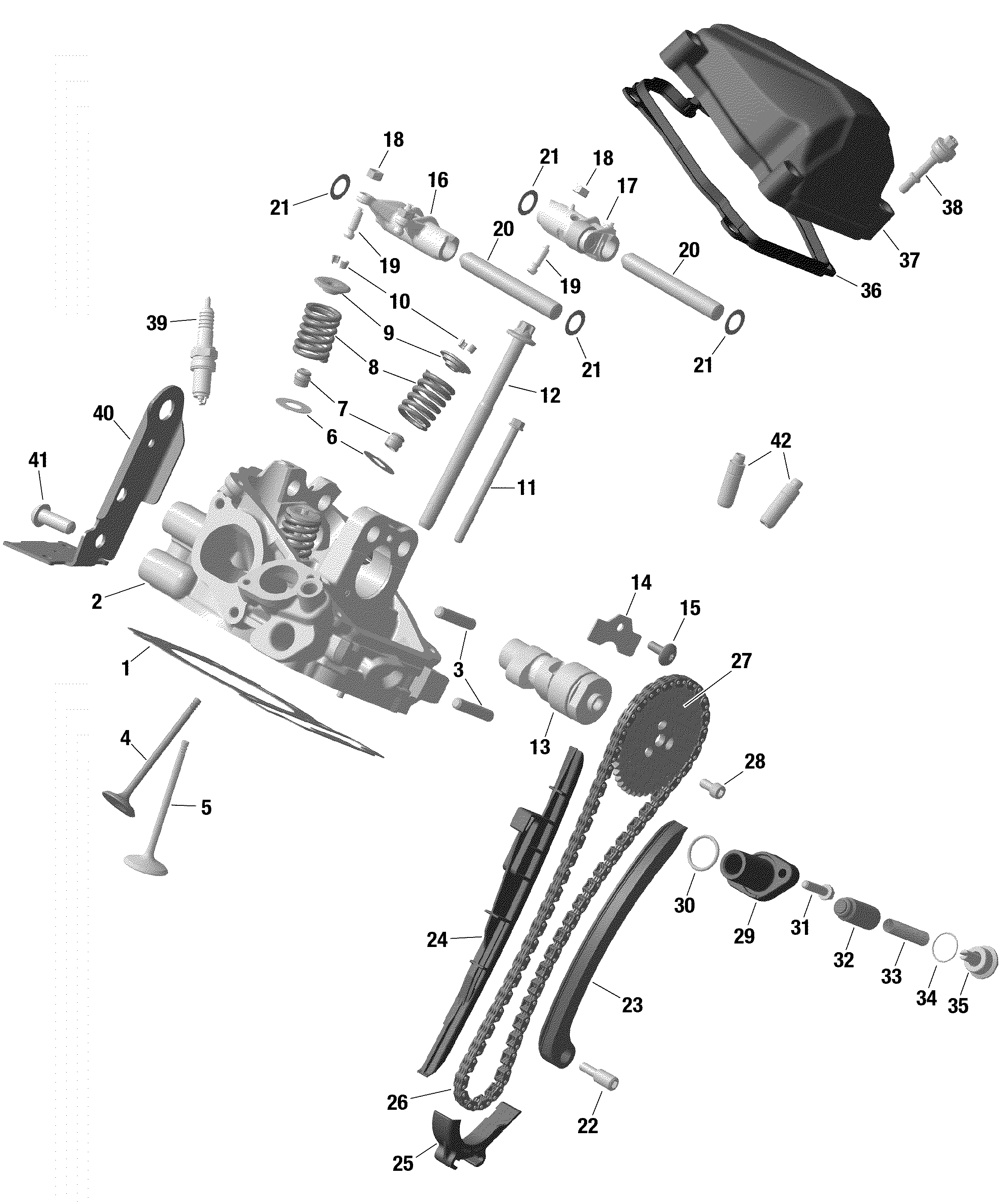 Cylinder Head, Rear