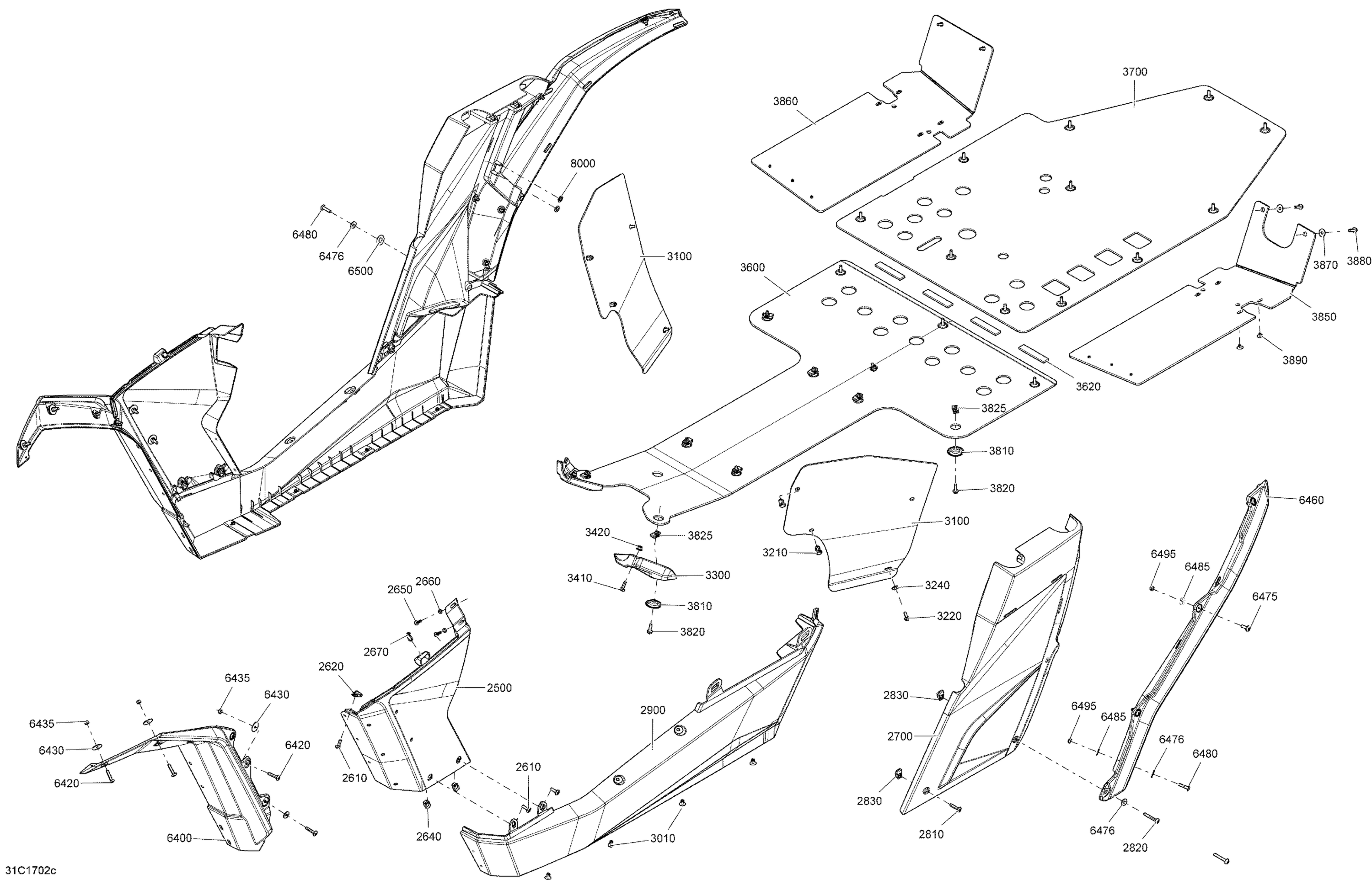Body Central Part Maverick - Carbon Black Models